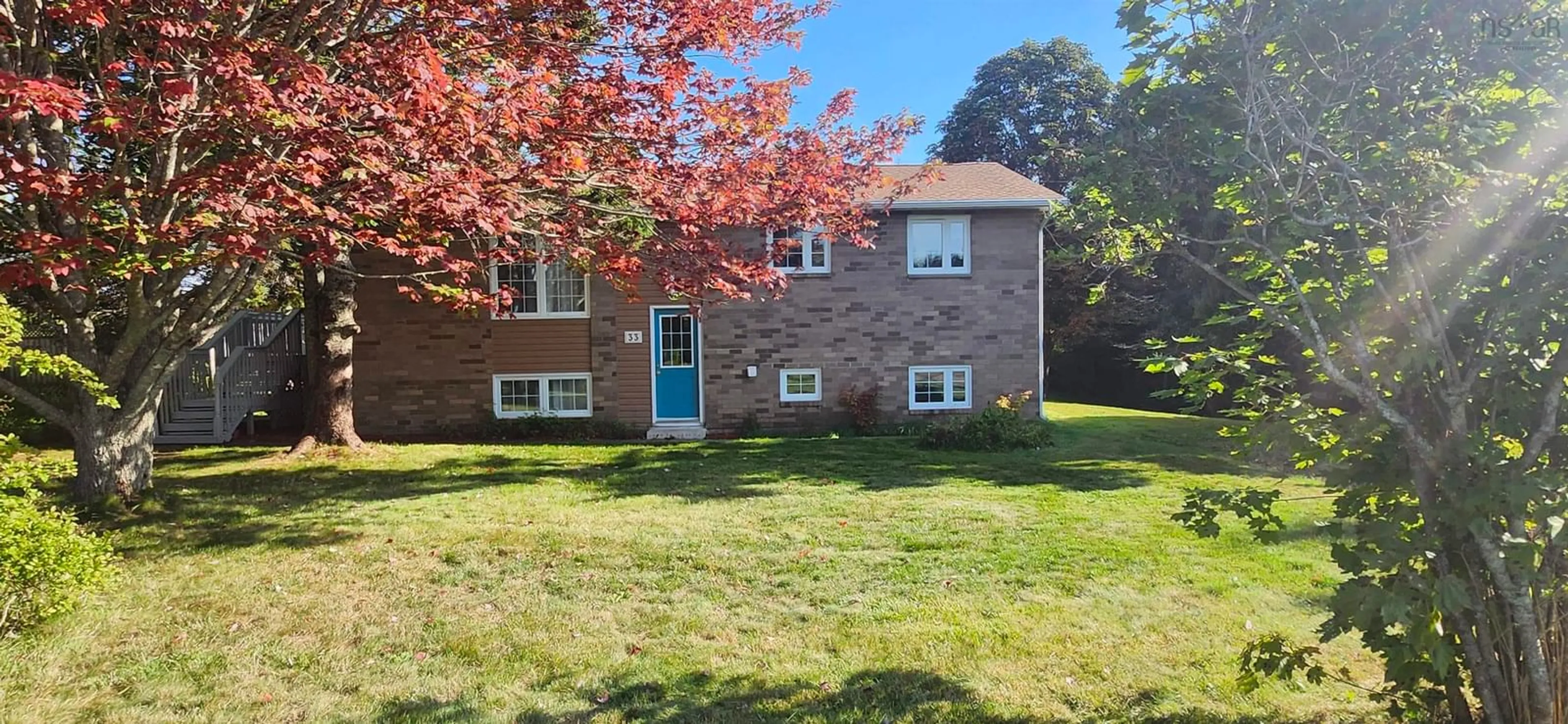 Home with brick exterior material, street for 33 Mackillop Ave, Coxheath Nova Scotia B1P 1G6