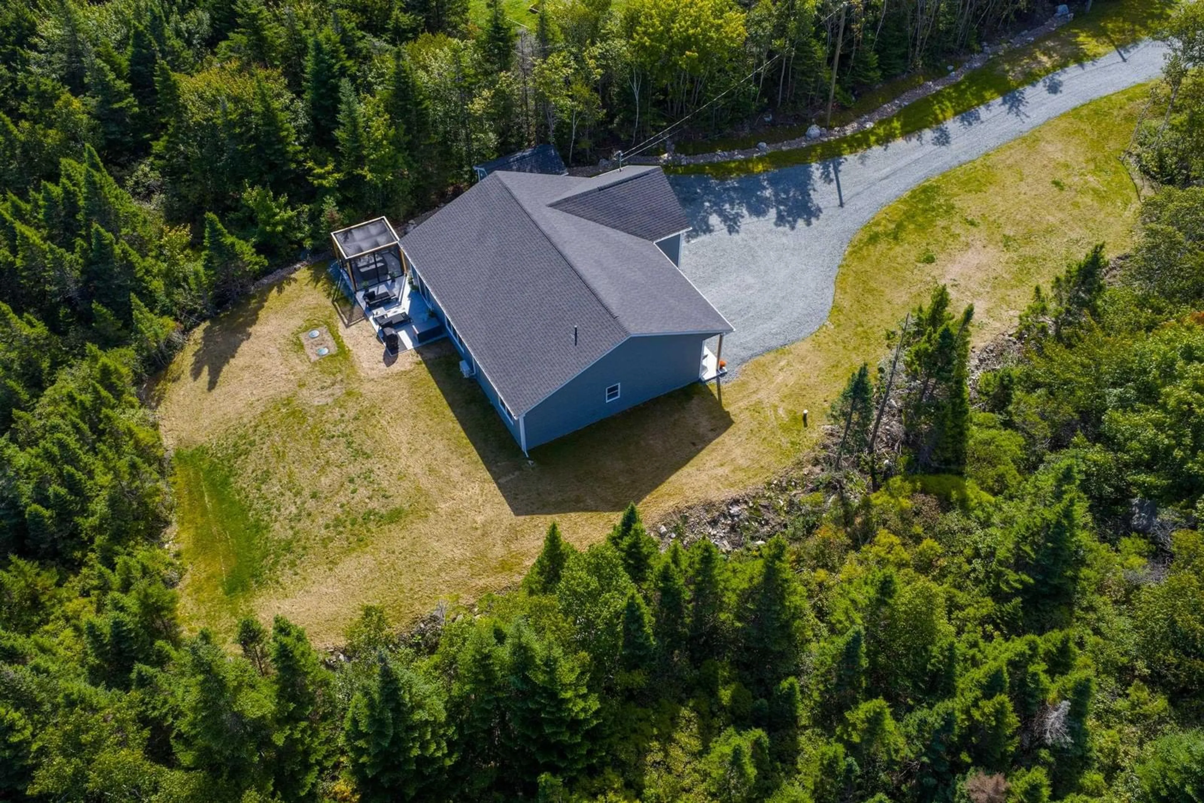 A pic from outside/outdoor area/front of a property/back of a property/a pic from drone, building for 59 Kelly Dr, Williamswood Nova Scotia B3V 1E8