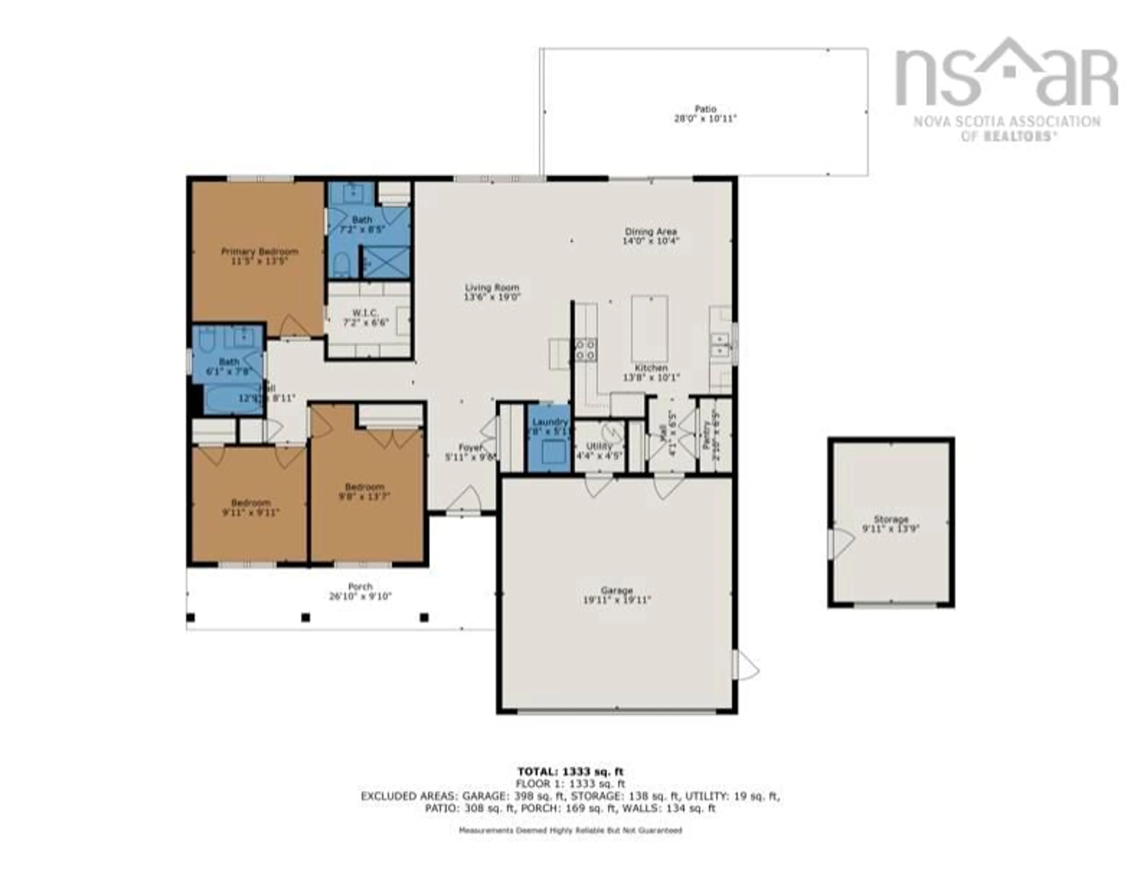 Floor plan for 59 Kelly Dr, Williamswood Nova Scotia B3V 1E8