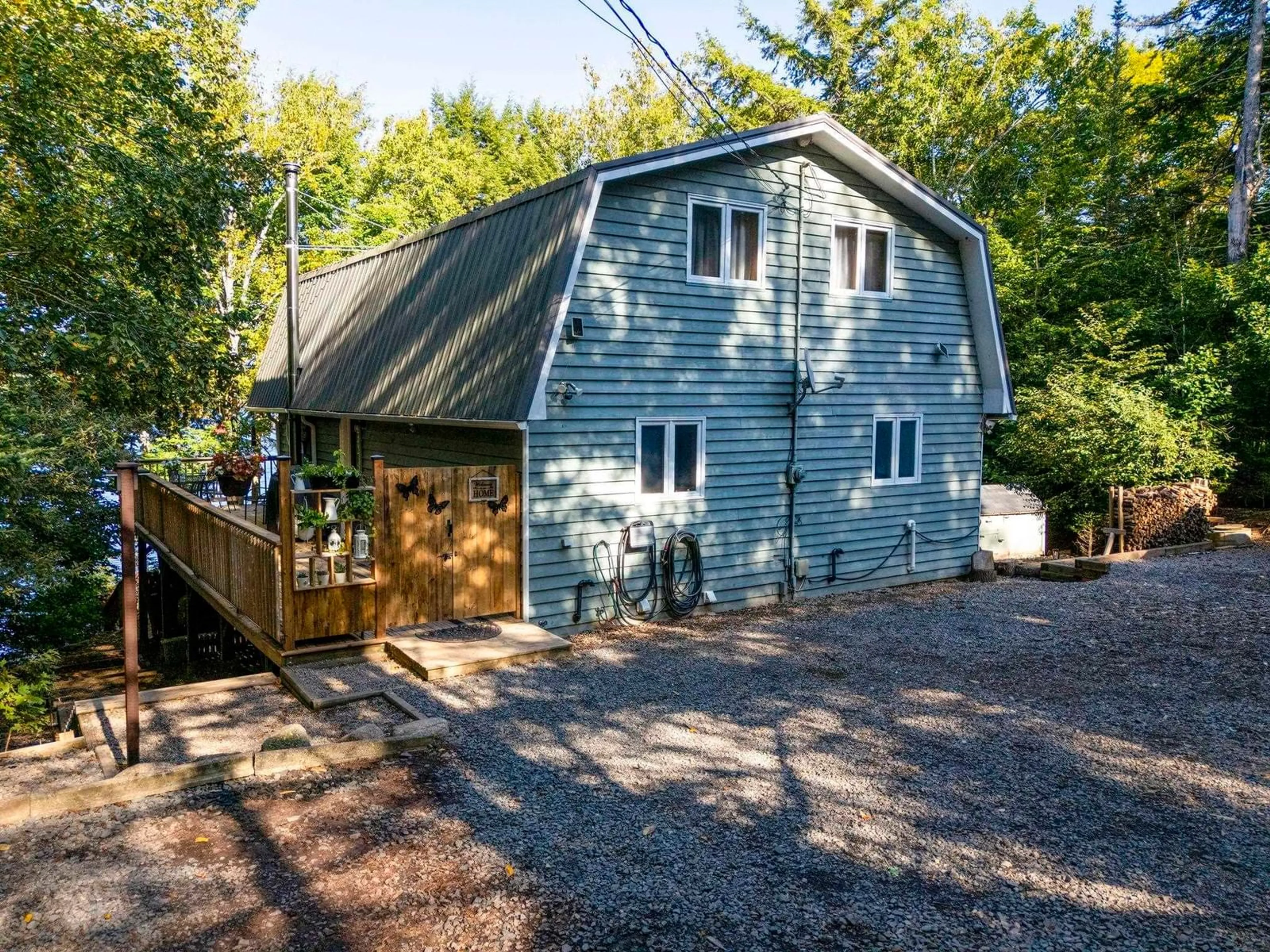 Home with vinyl exterior material, street for 120 Lakeside Dr, East Dalhousie Nova Scotia B0R 1H0