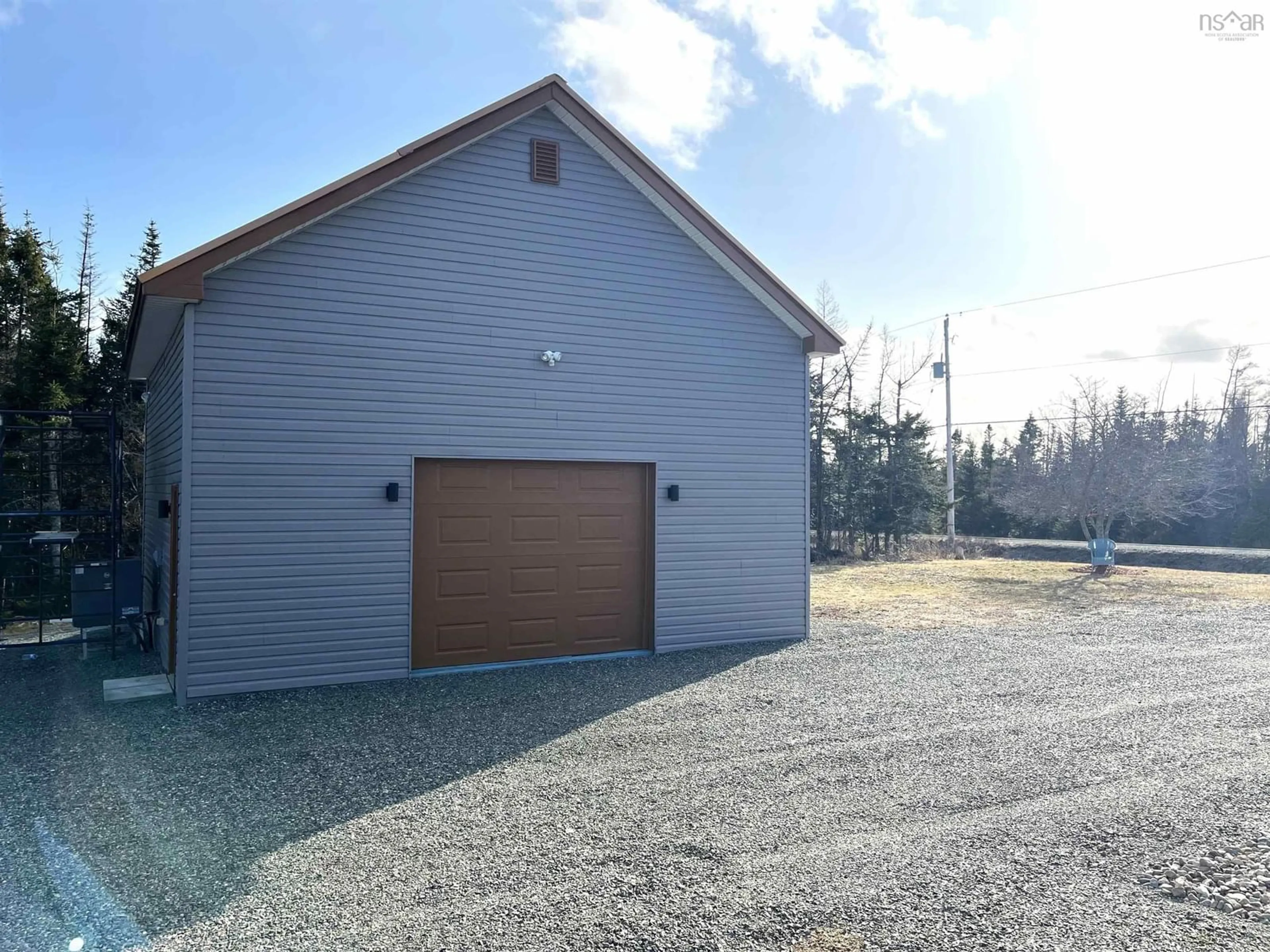 Indoor garage for 1853 Fourchu Rd, Gabarus Lake Nova Scotia B1K 2E7