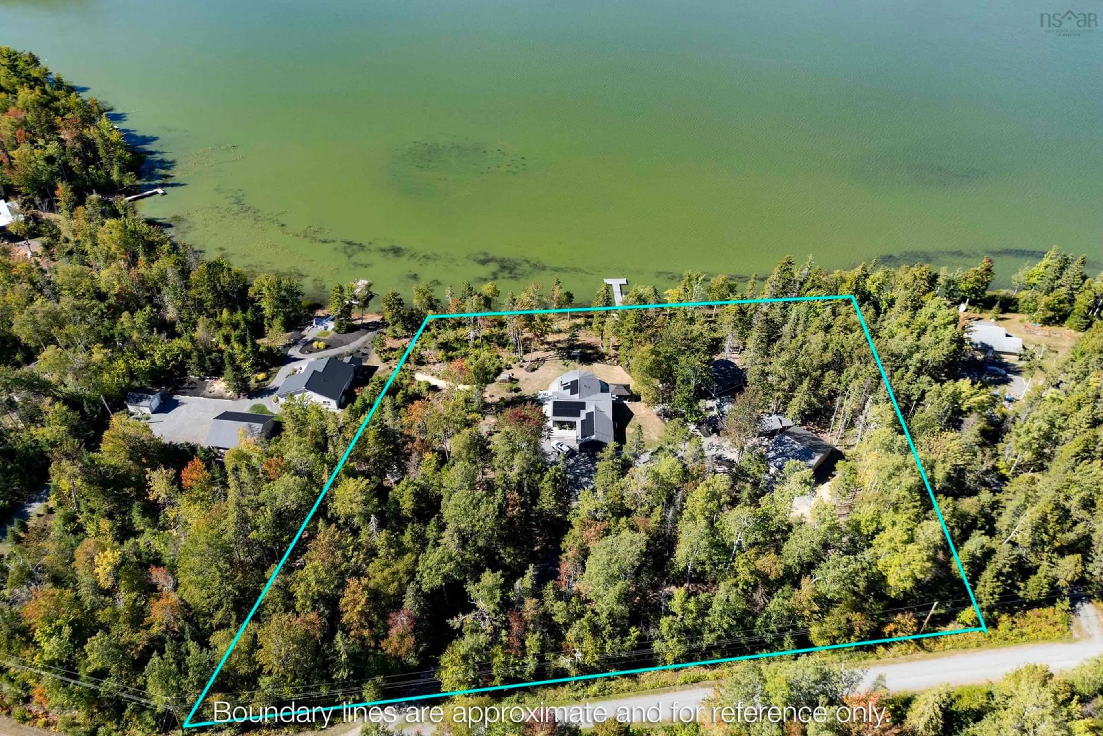 A pic from outside/outdoor area/front of a property/back of a property/a pic from drone, water/lake/river/ocean view for 53 Leonard Dr, Mattatall Lake Nova Scotia B0K 1V0