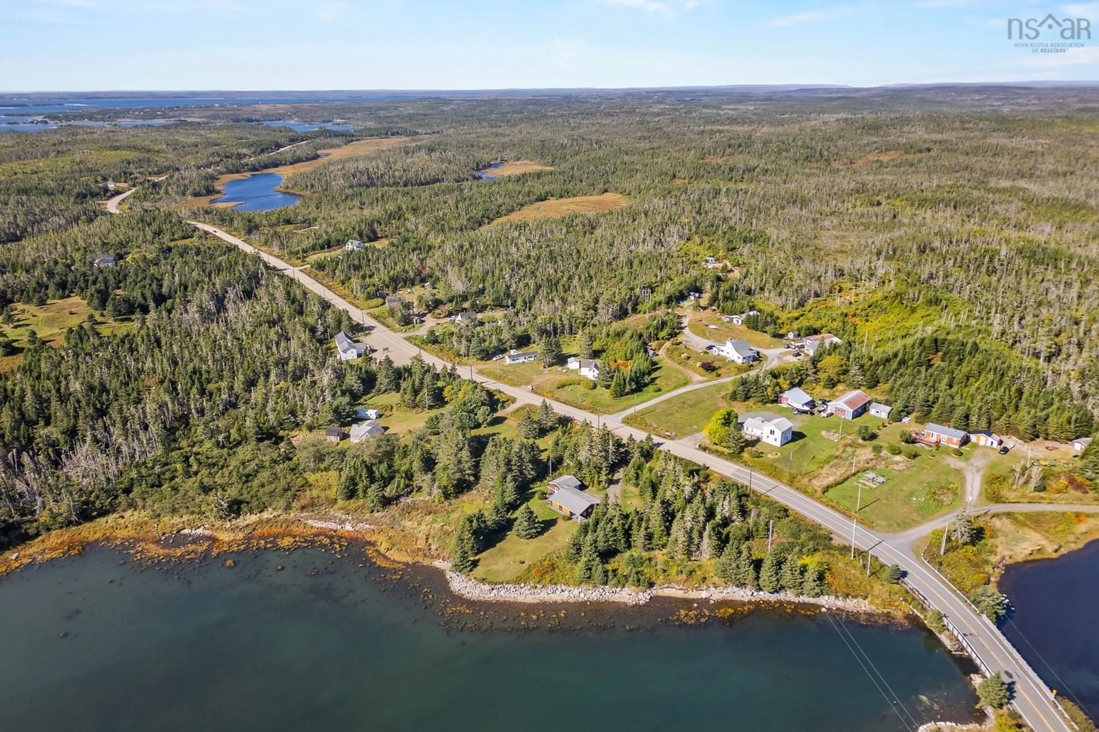 A pic from outside/outdoor area/front of a property/back of a property/a pic from drone, water/lake/river/ocean view for 10610 Highway 316, Coddles Harbour Nova Scotia B0H 1L0