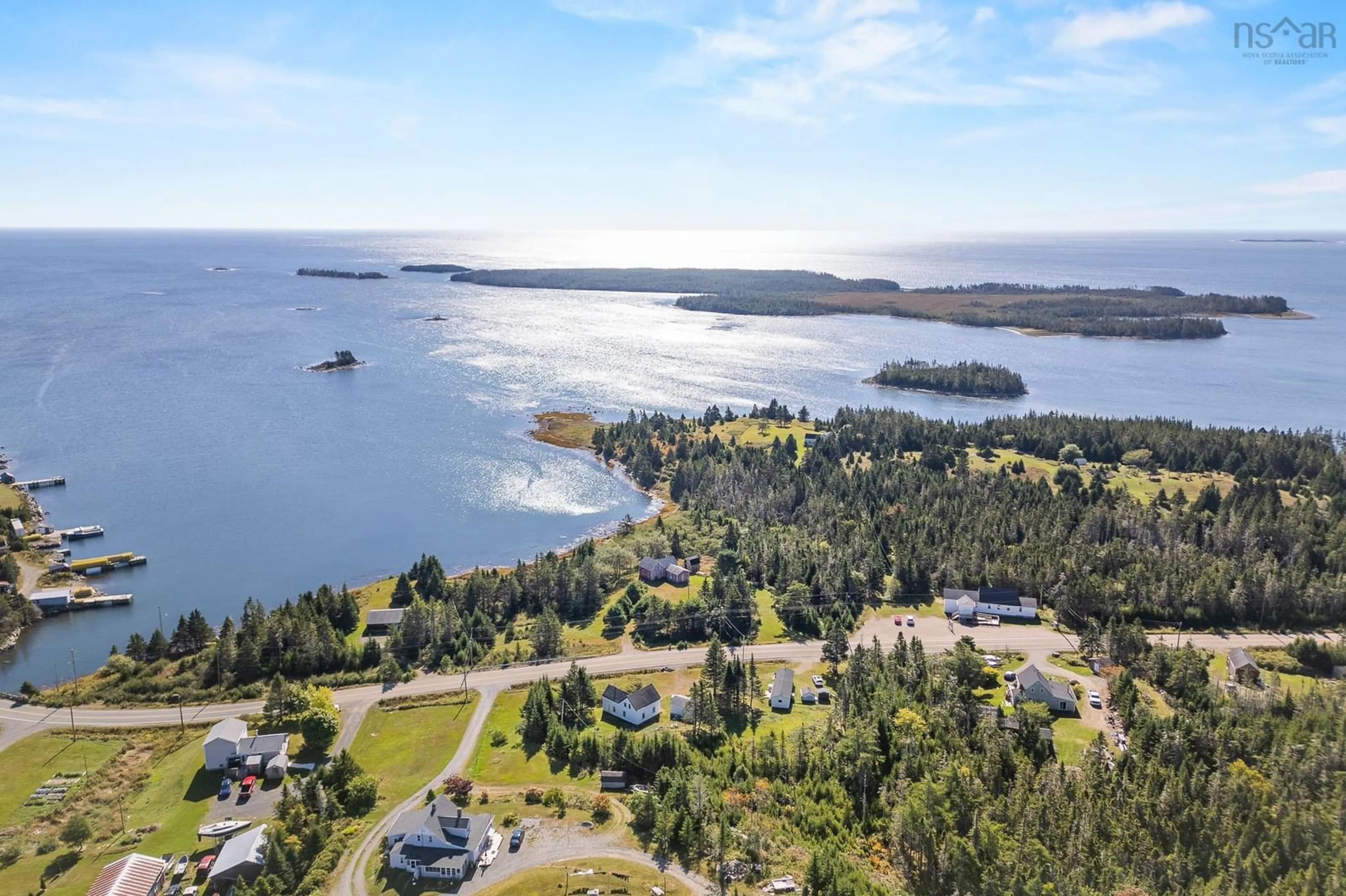 A pic from outside/outdoor area/front of a property/back of a property/a pic from drone, water/lake/river/ocean view for 10610 Highway 316, Coddles Harbour Nova Scotia B0H 1L0