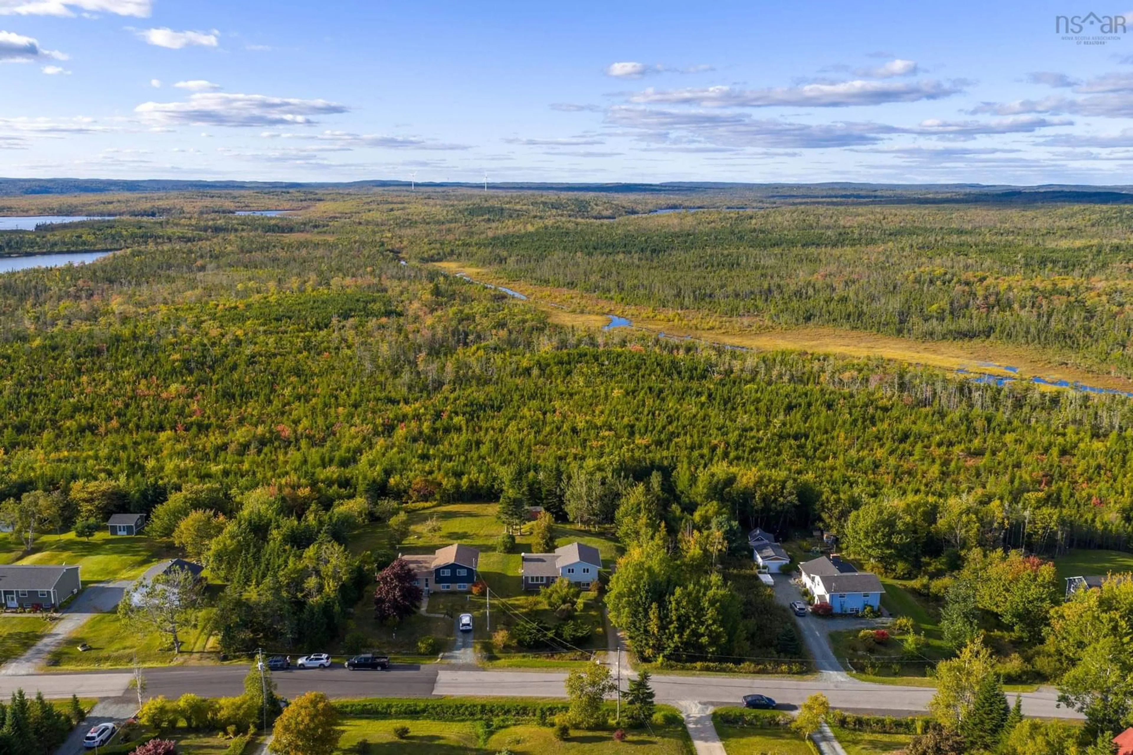 A pic from outside/outdoor area/front of a property/back of a property/a pic from drone, forest/trees view for 65 Marjorie Dr, West Porters Lake Nova Scotia B3E 1N2