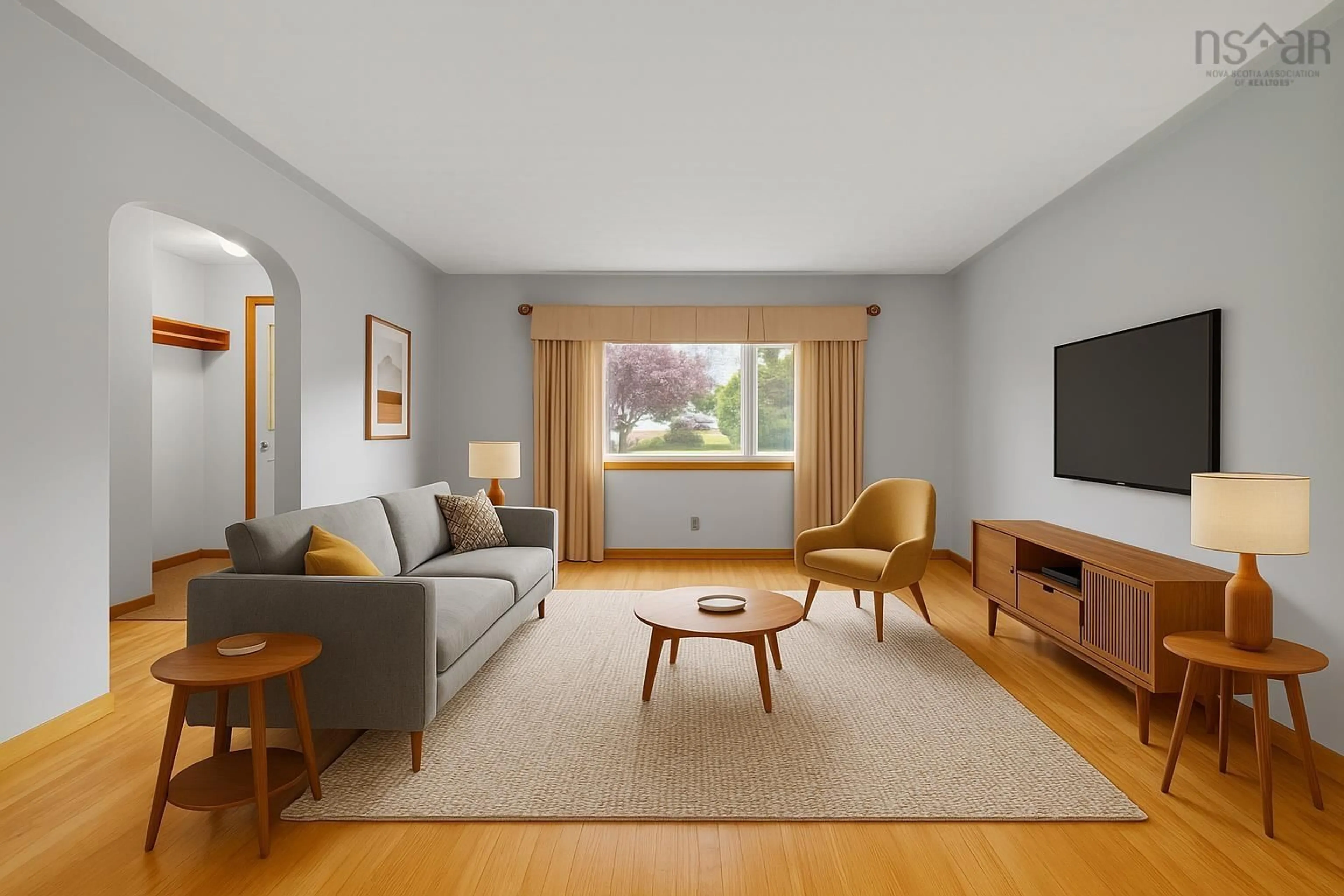 Living room with furniture, unknown for 22 Maple Dr, Timberlea Nova Scotia B3T 1C2