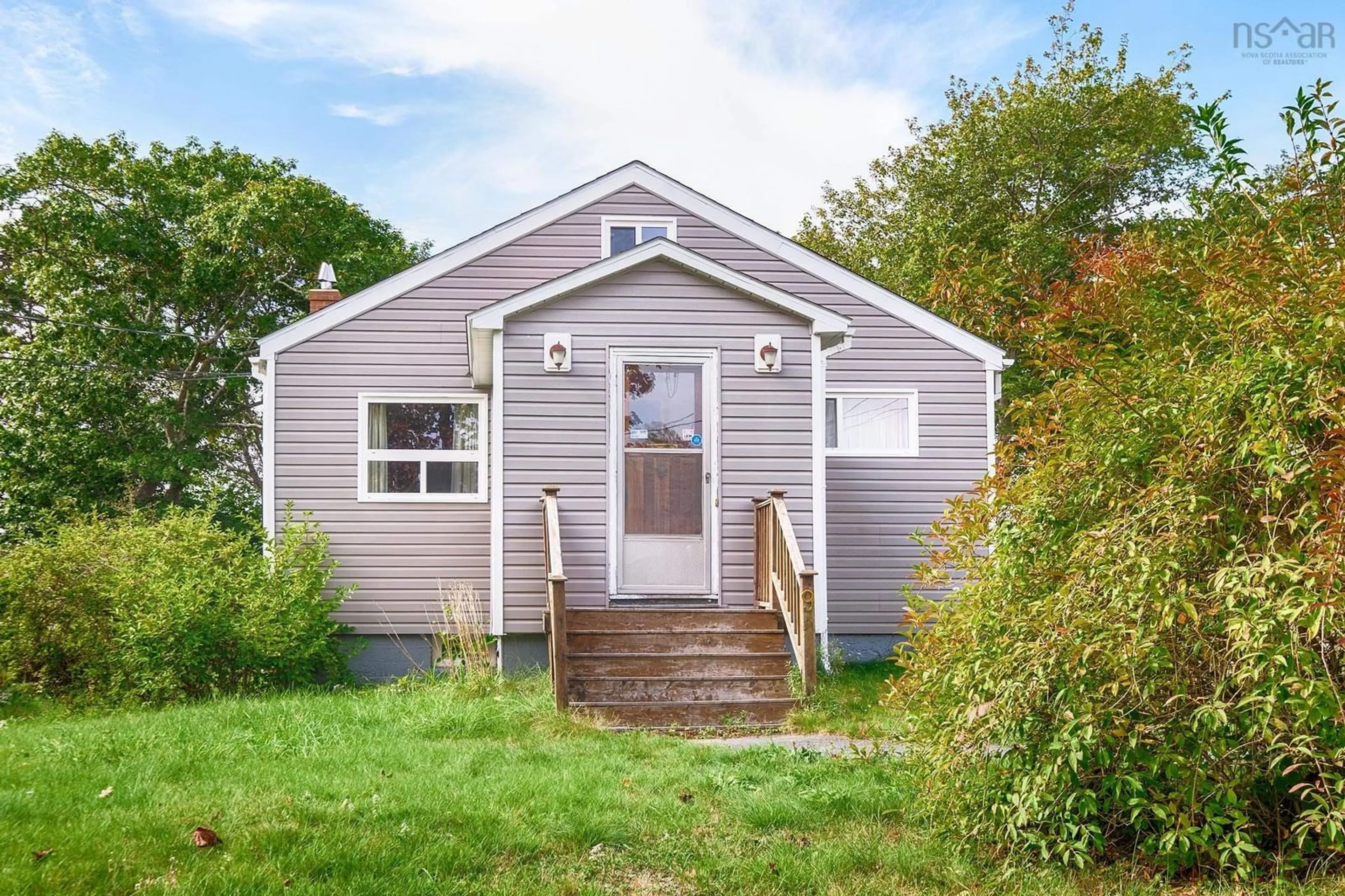 Home with vinyl exterior material, street for 9 Aurora Ave, Spryfield Nova Scotia B3P 1H3
