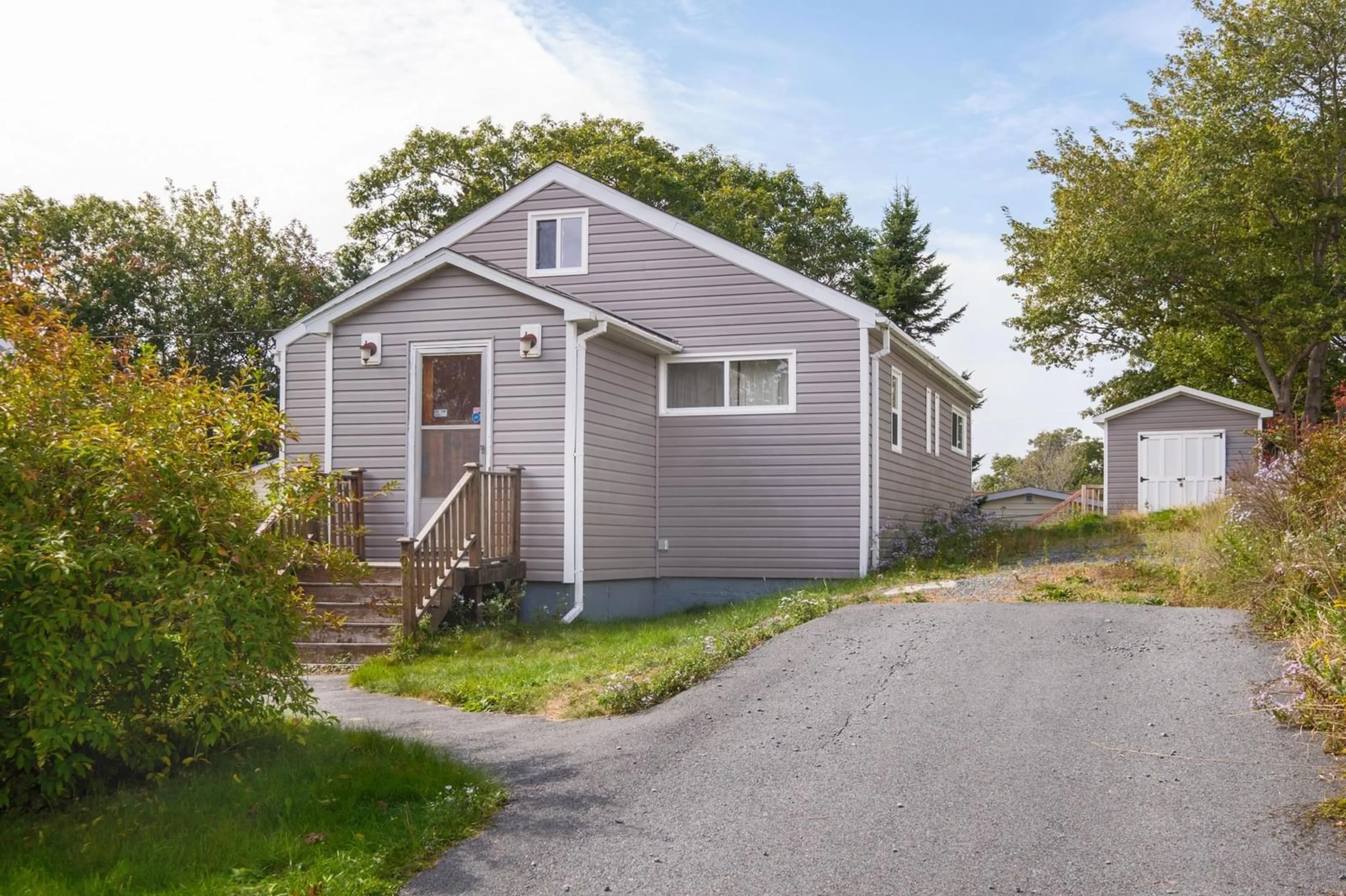 Home with vinyl exterior material, street for 9 Aurora Ave, Spryfield Nova Scotia B3P 1H3