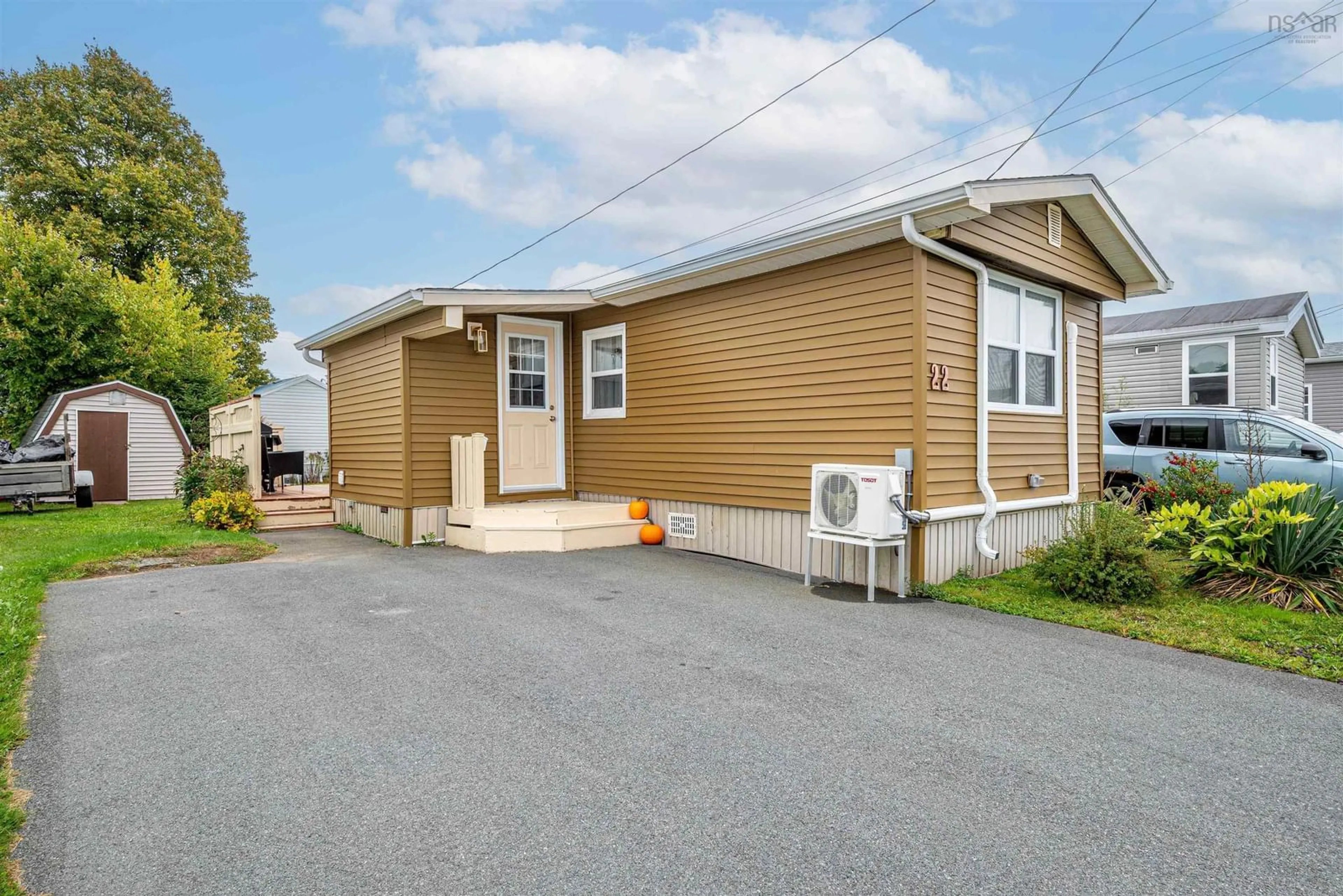 Home with vinyl exterior material, street for 22 Cocoa St, Halifax Nova Scotia B2W 4W5