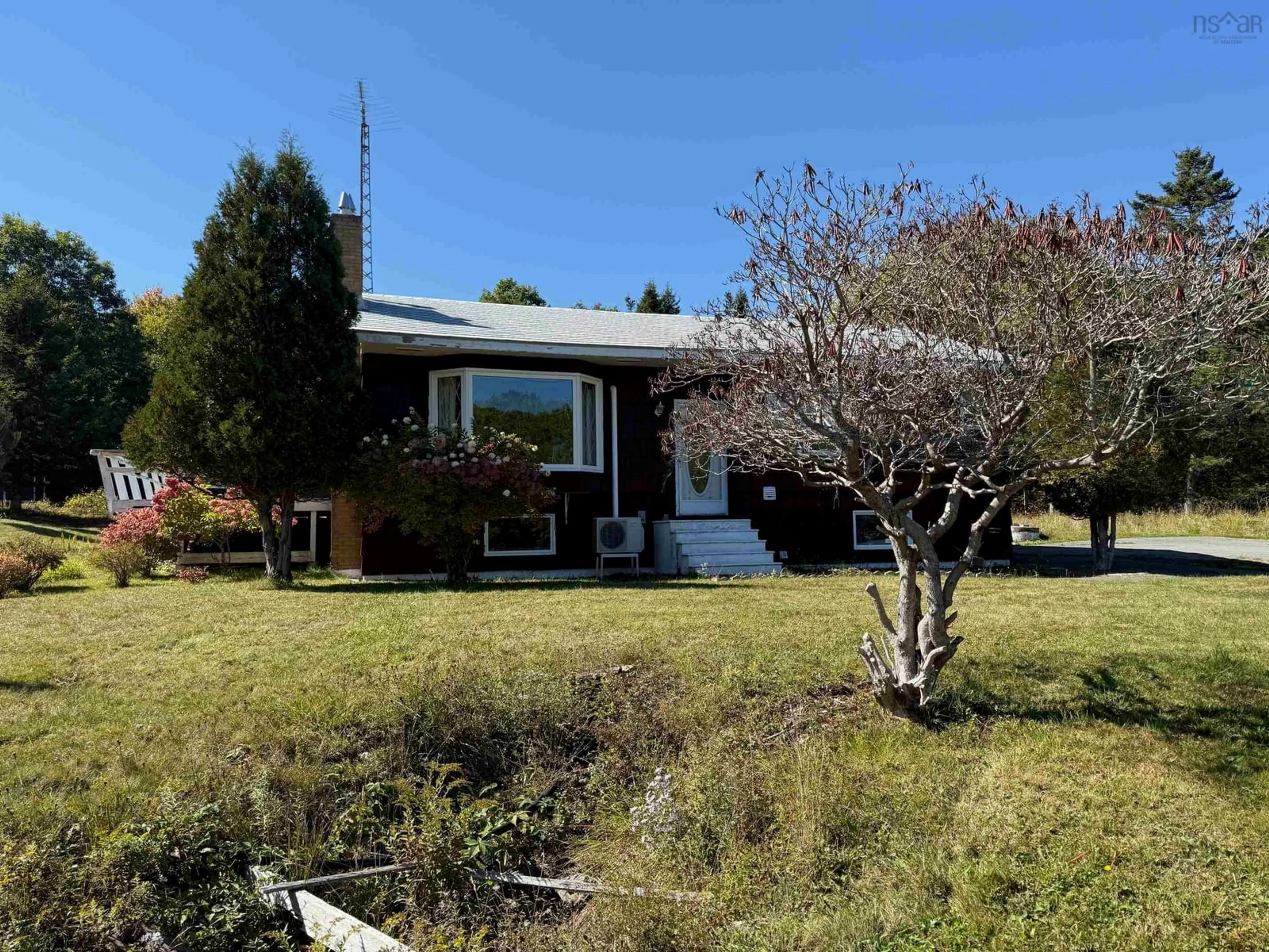 A pic from outside/outdoor area/front of a property/back of a property/a pic from drone, unknown for 10208 Highway 3, Martins Brook Nova Scotia B0J 2C0