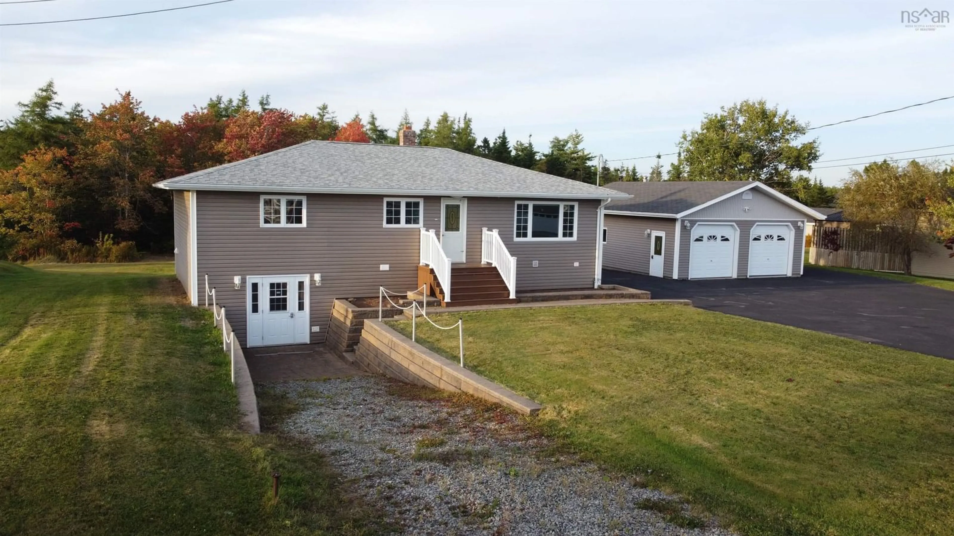 A pic from outside/outdoor area/front of a property/back of a property/a pic from drone, street for 33 Landry Lane, Louisdale Nova Scotia B0E 1V0