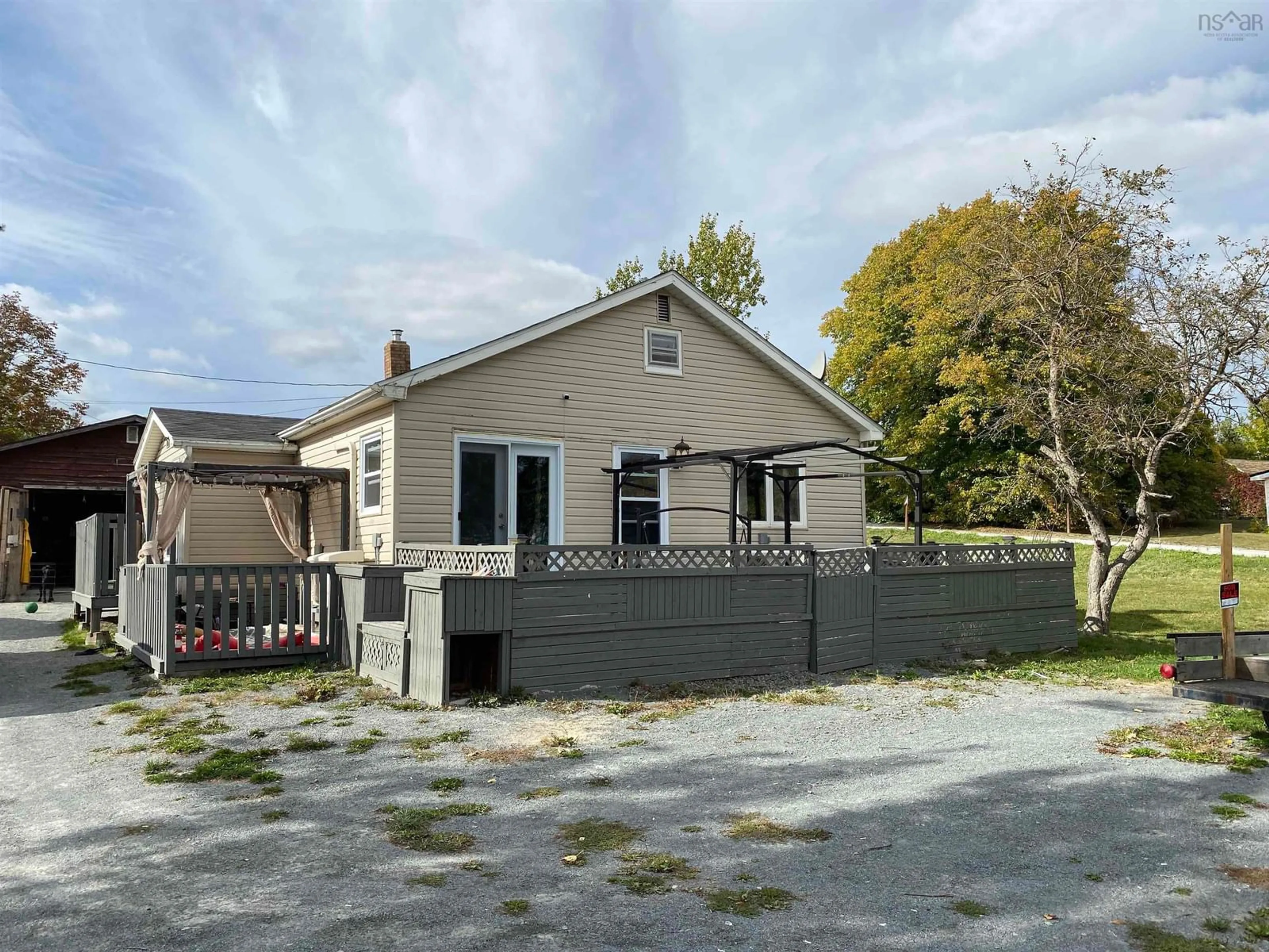 A pic from outside/outdoor area/front of a property/back of a property/a pic from drone, street for 8420 Highway 224, Upper Musquodoboit Nova Scotia B0N 2M0