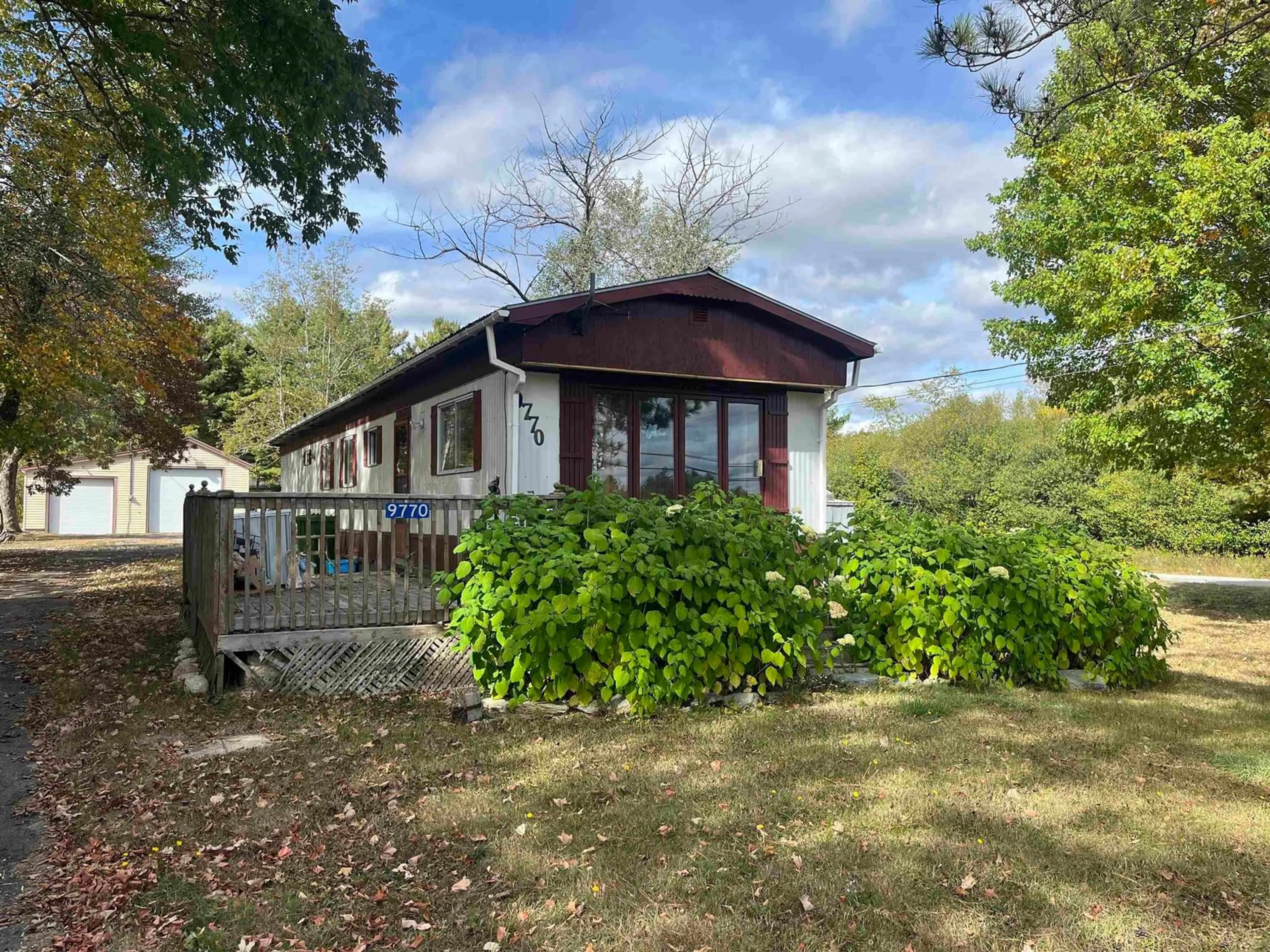 A pic from outside/outdoor area/front of a property/back of a property/a pic from drone, unknown for 9770 Highway 8, Caledonia Nova Scotia B0T 1B0
