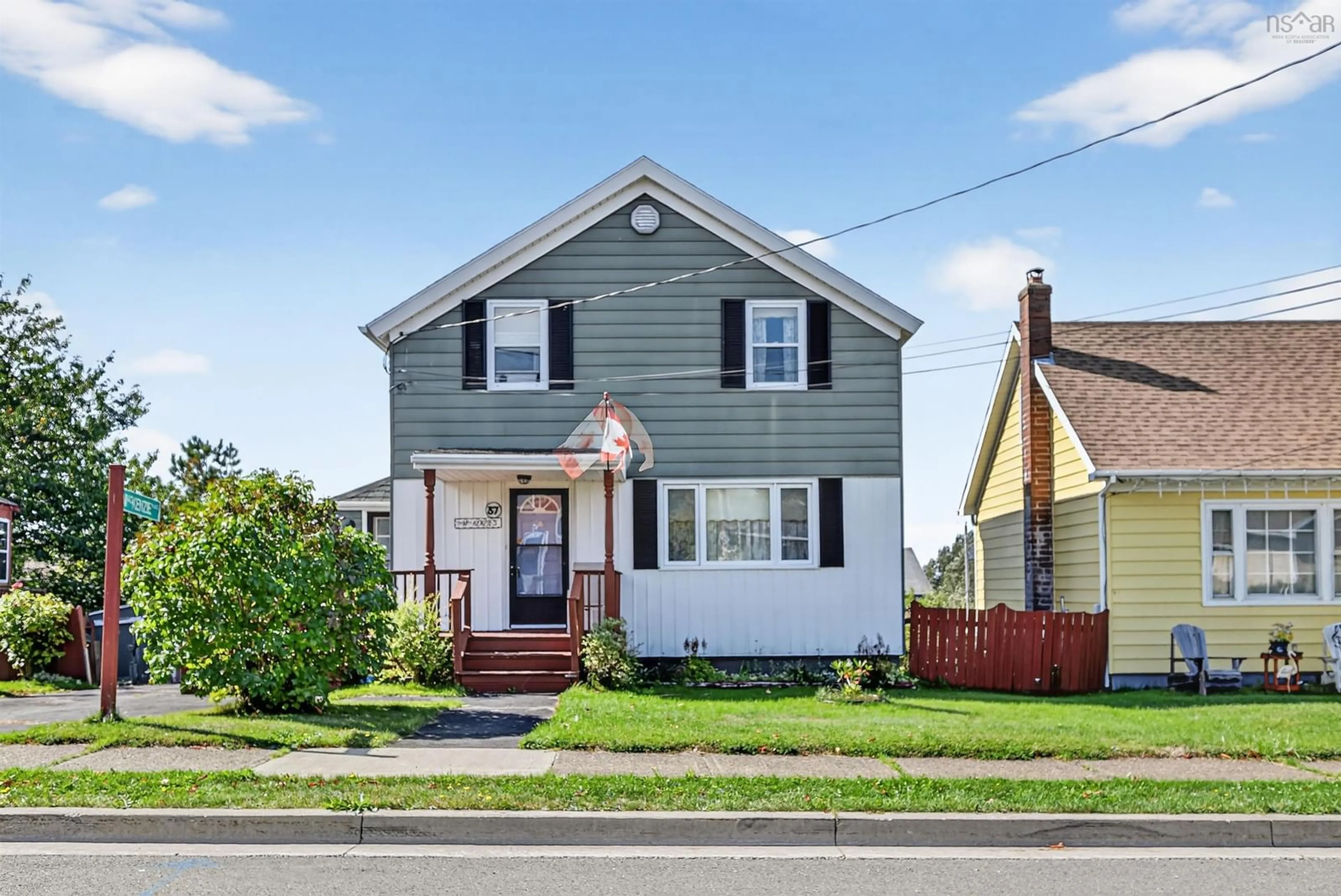 Home with vinyl exterior material, street for 37 Macleod St, Sydney Nova Scotia B1N 1B4