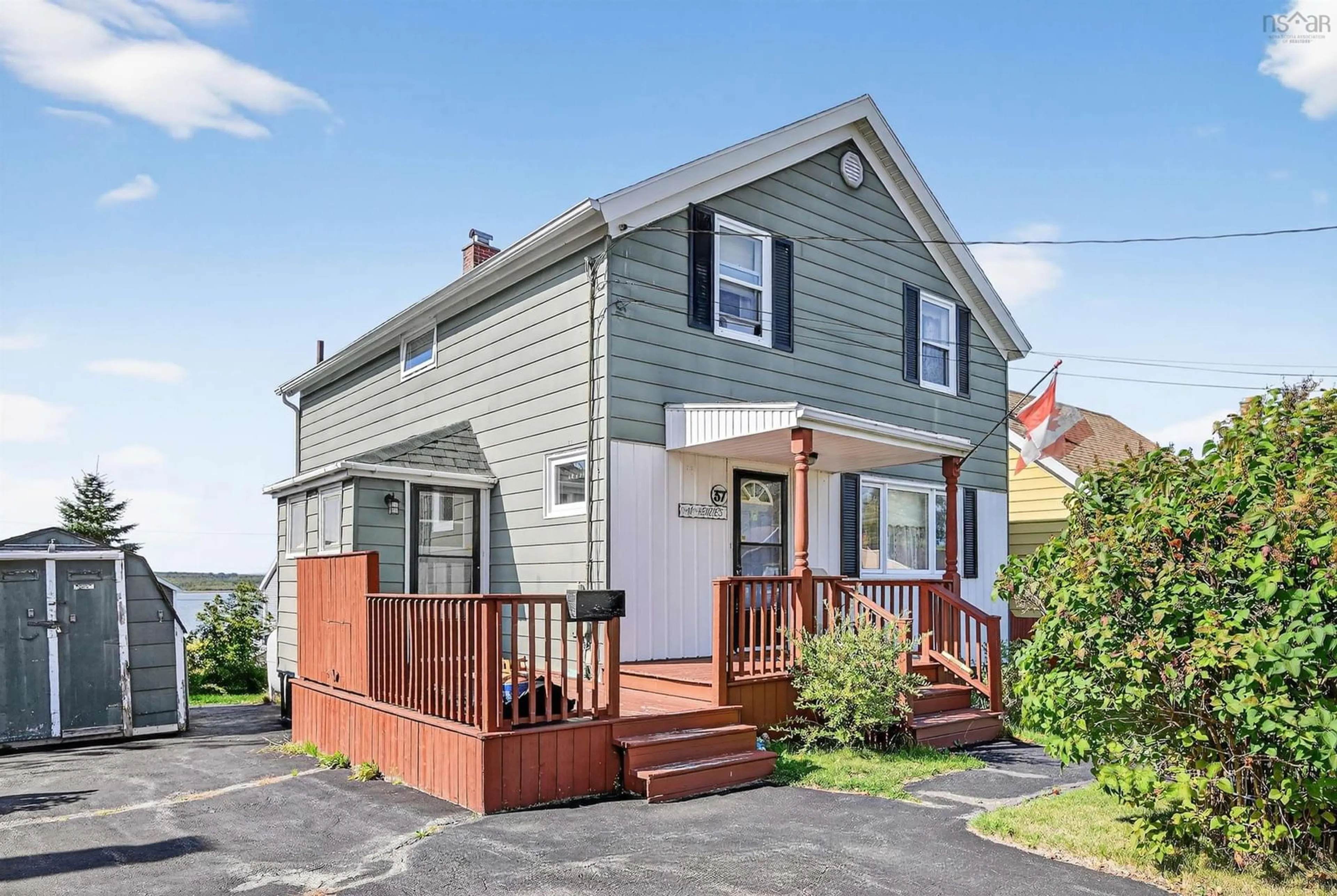 Home with vinyl exterior material, street for 37 Macleod St, Sydney Nova Scotia B1N 1B4