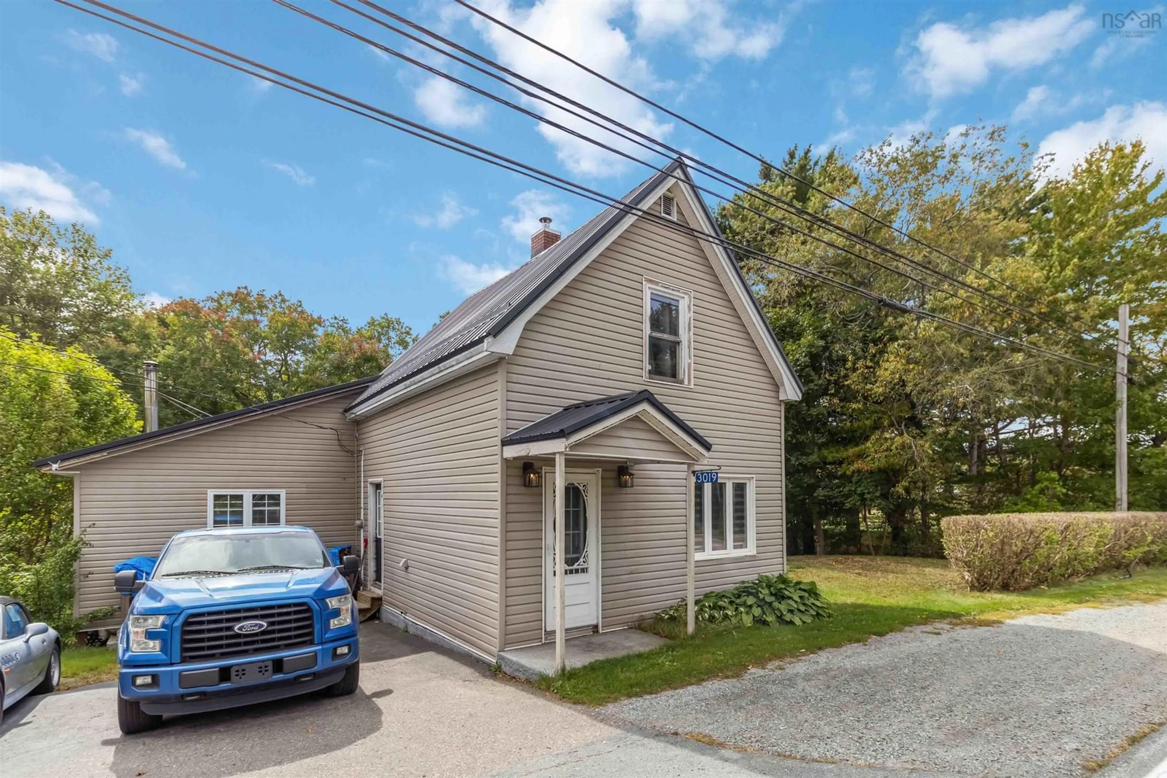 A pic from outside/outdoor area/front of a property/back of a property/a pic from drone, street for 3019 Highway 325, Wileville Nova Scotia B4V 5H4