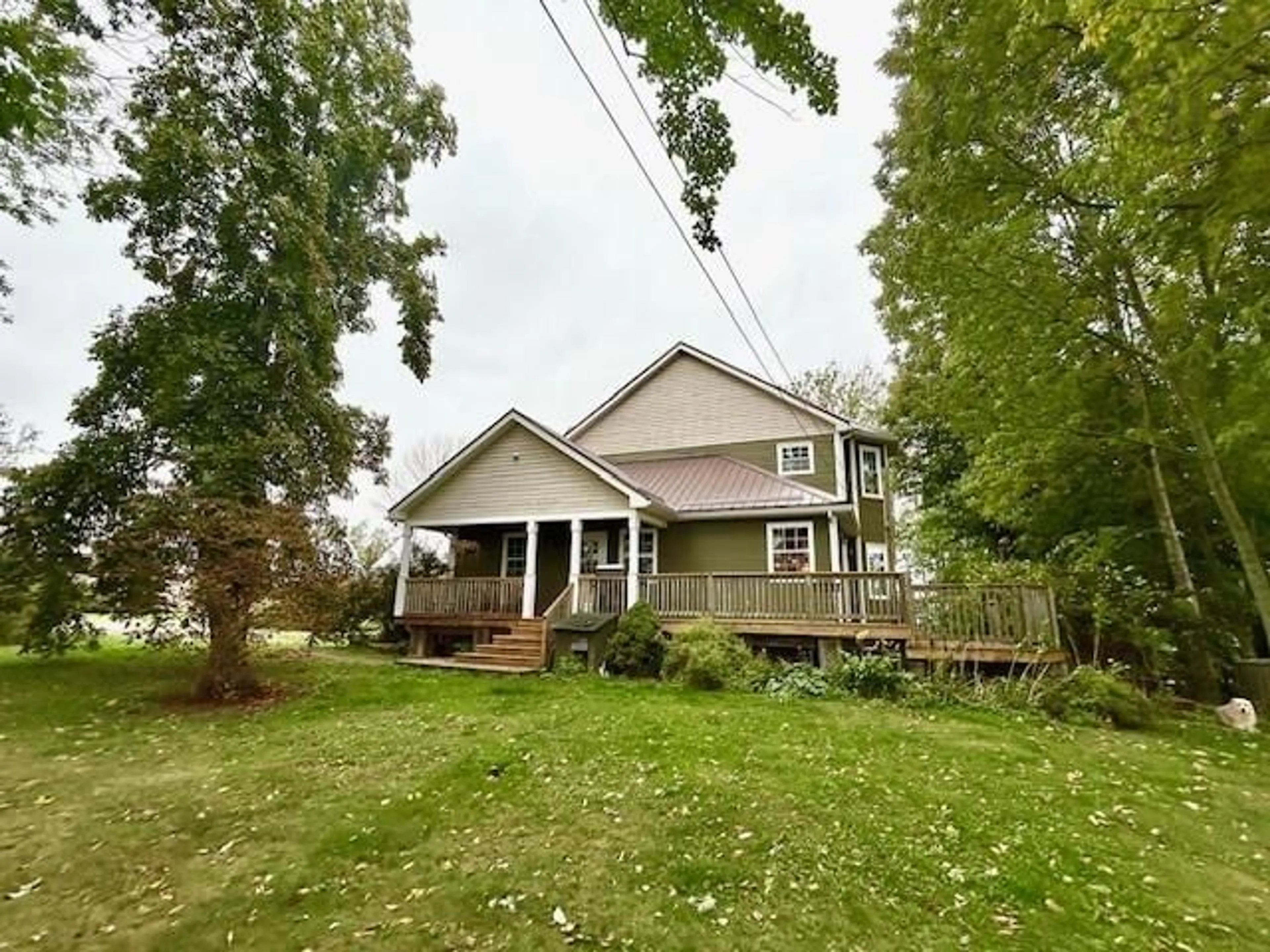 A pic from outside/outdoor area/front of a property/back of a property/a pic from drone, unknown for 1143 Upper River John Rd, Middleton Nova Scotia B0K 1V0