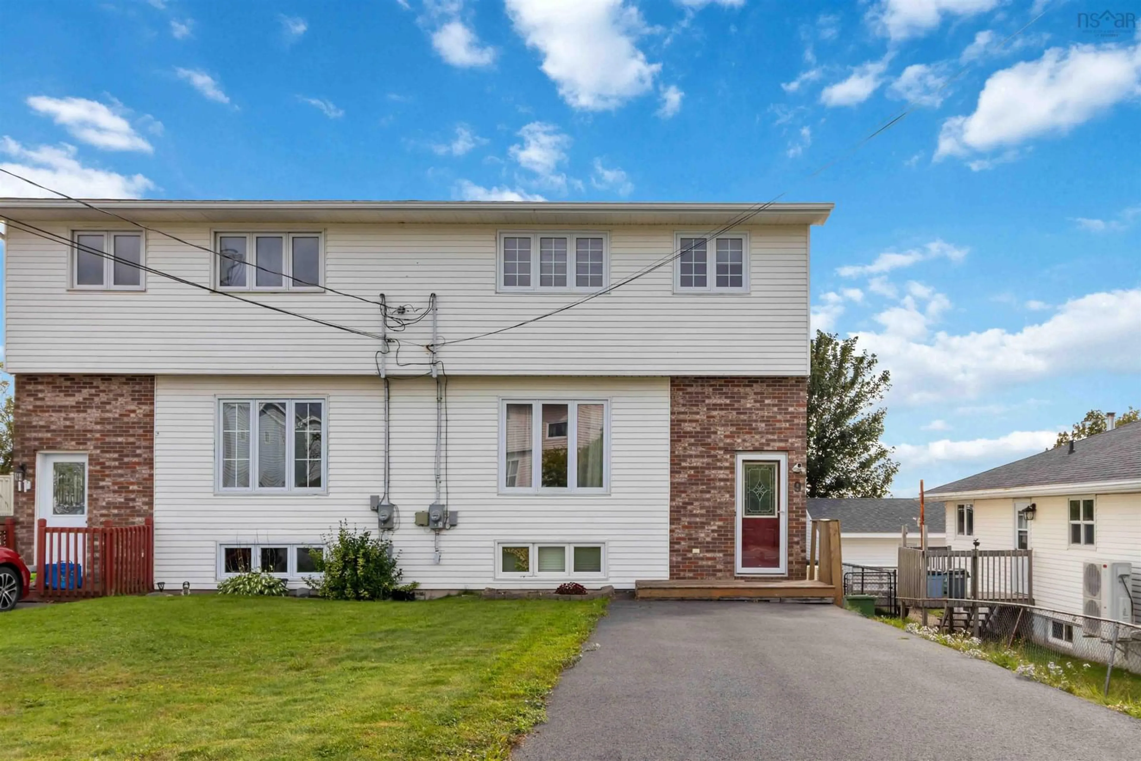 Home with vinyl exterior material, street for 9 Cannon Cres, Eastern Passage Nova Scotia B3G 1E9