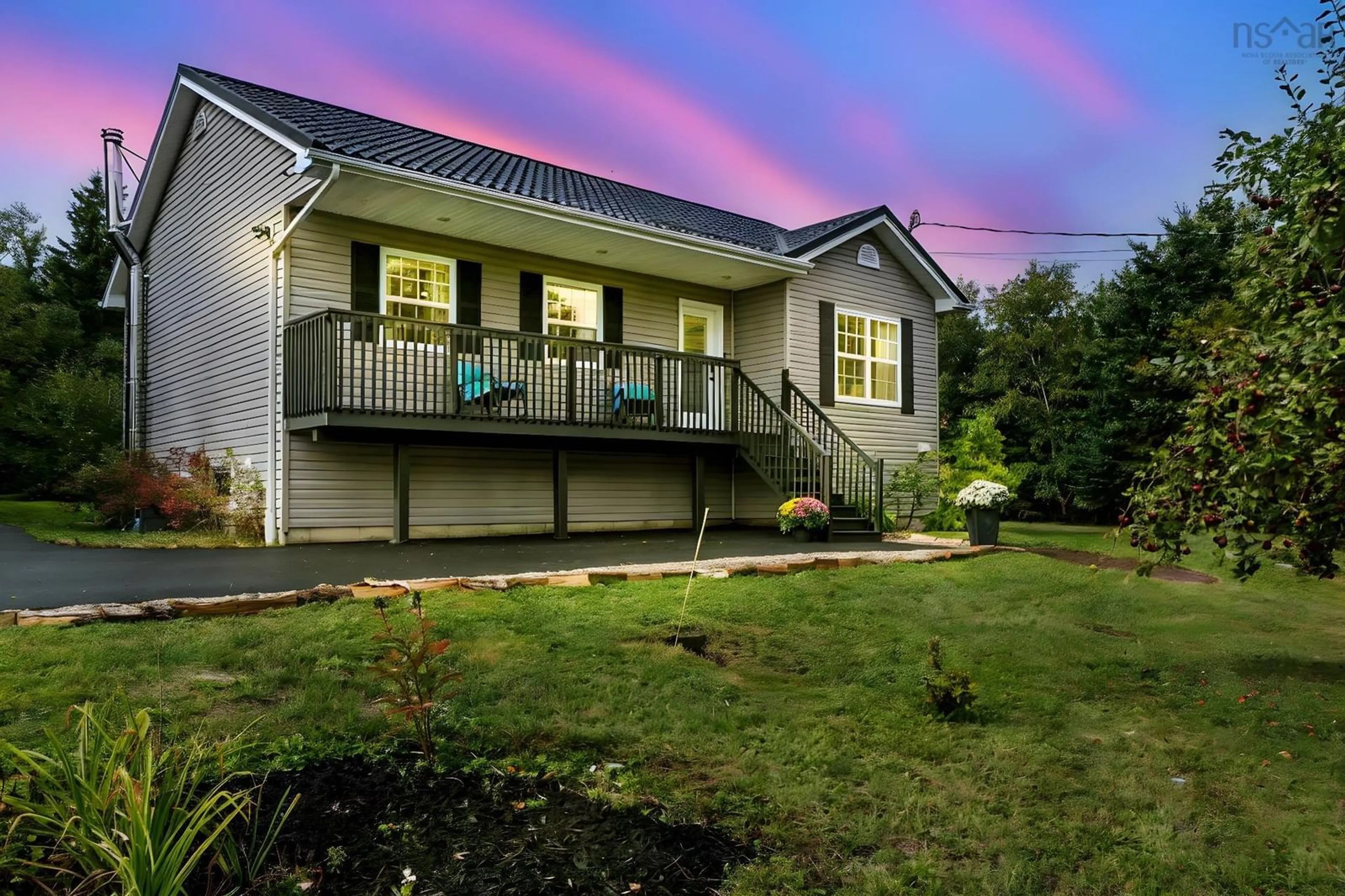 Home with vinyl exterior material, street for 2266/2270 Cow Bay Rd, Cow Bay Nova Scotia B3G 1K8