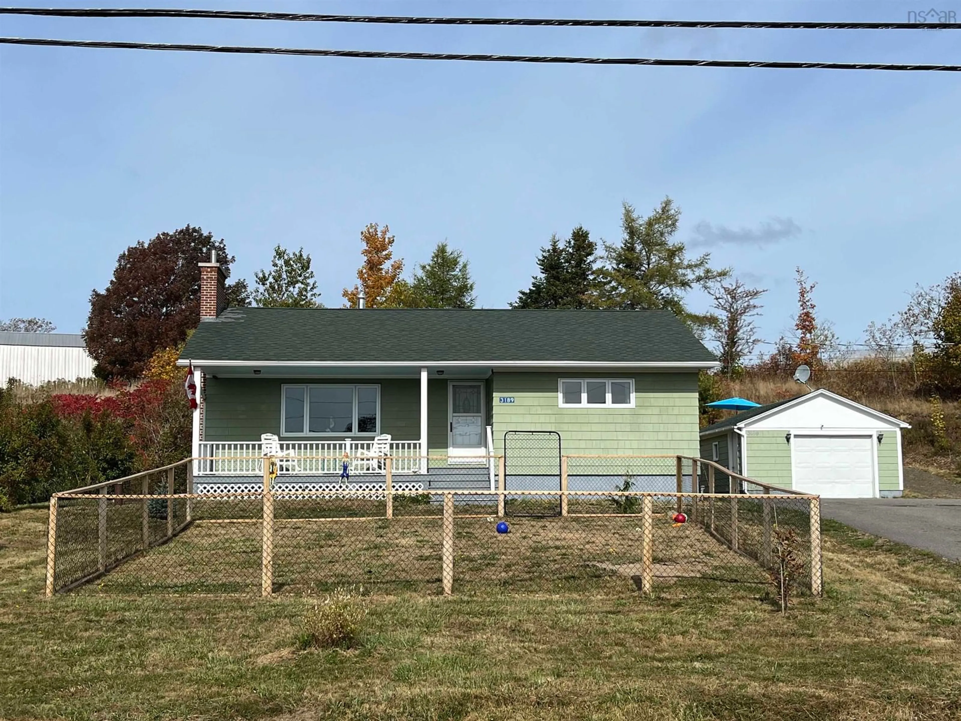 A pic from outside/outdoor area/front of a property/back of a property/a pic from drone, building for 3189 Clementsvale Rd, Clementsvale Nova Scotia B0S 1G0
