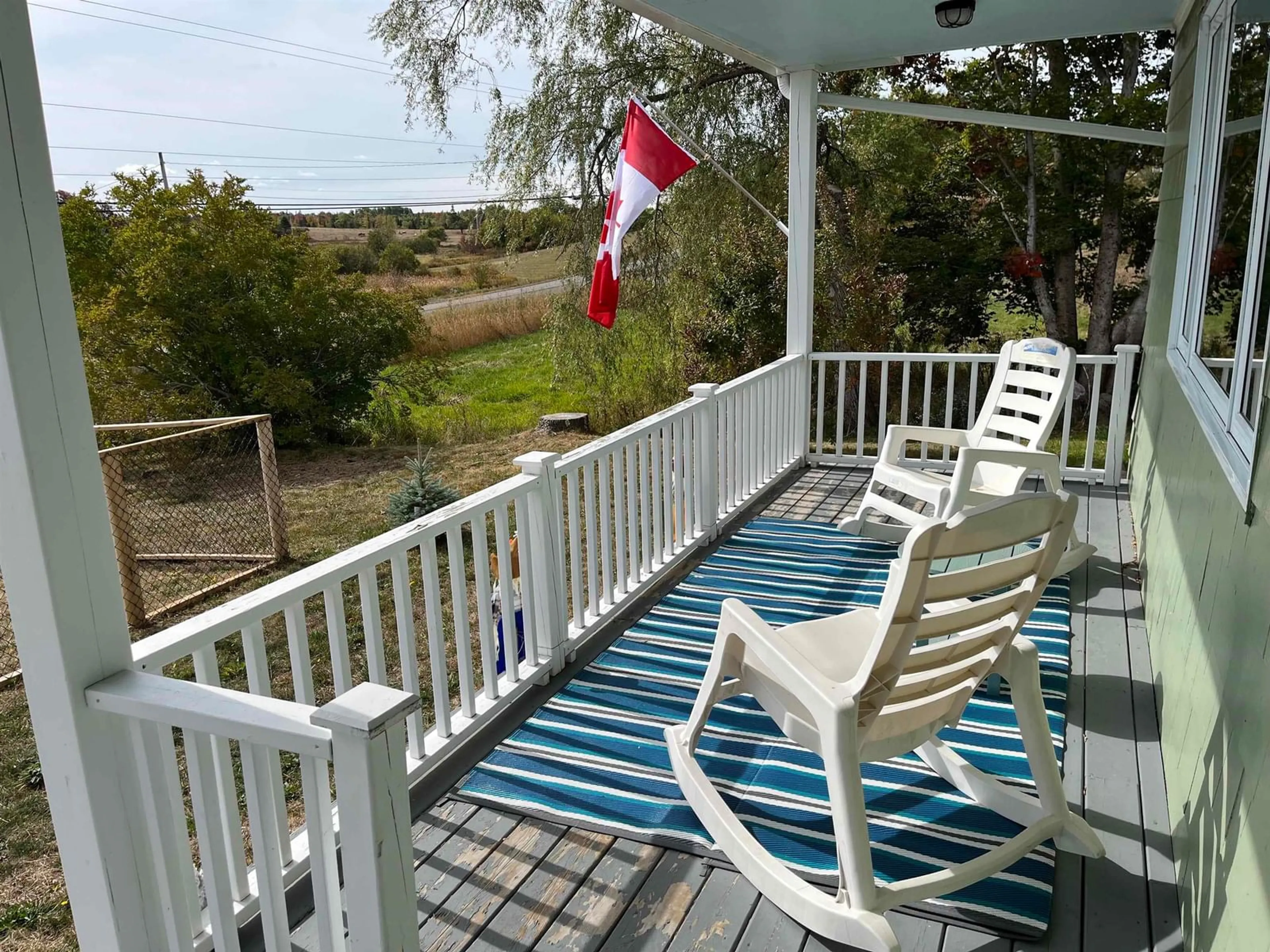 Patio, water/lake/river/ocean view for 3189 Clementsvale Rd, Clementsvale Nova Scotia B0S 1G0