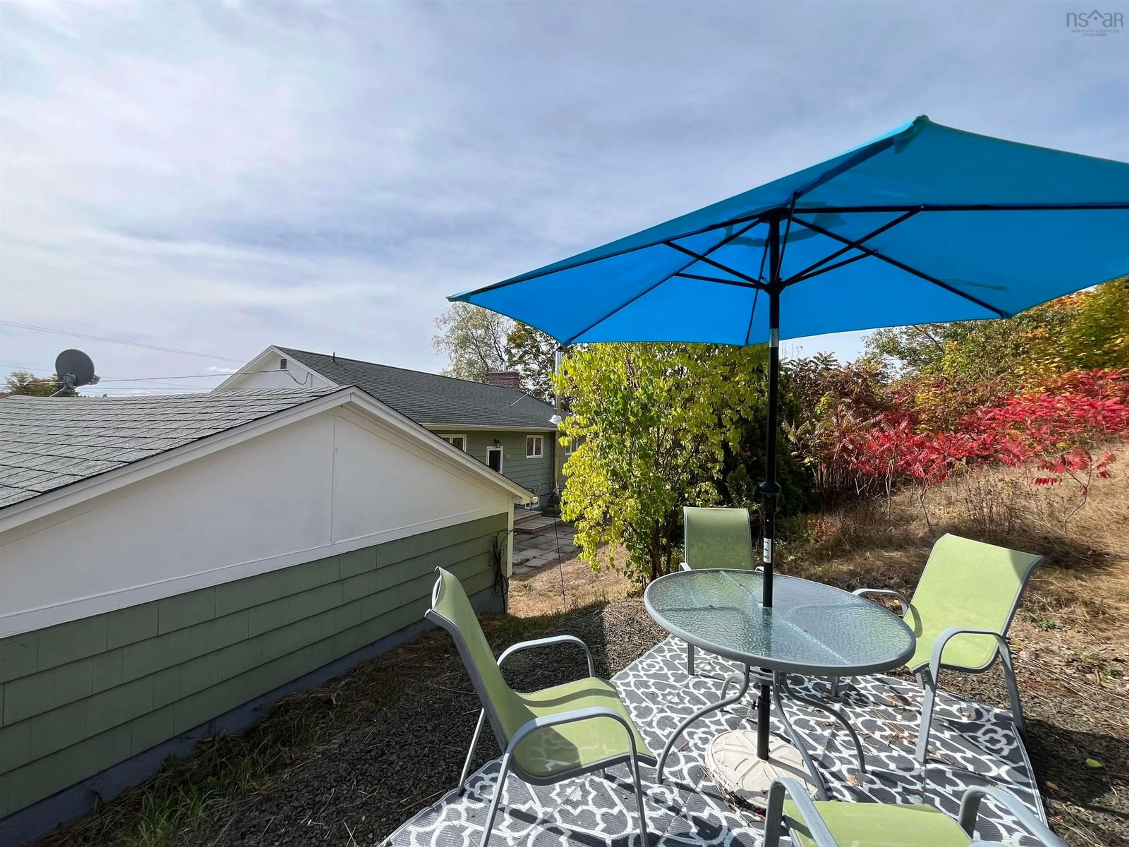 Patio, water/lake/river/ocean view for 3189 Clementsvale Rd, Clementsvale Nova Scotia B0S 1G0