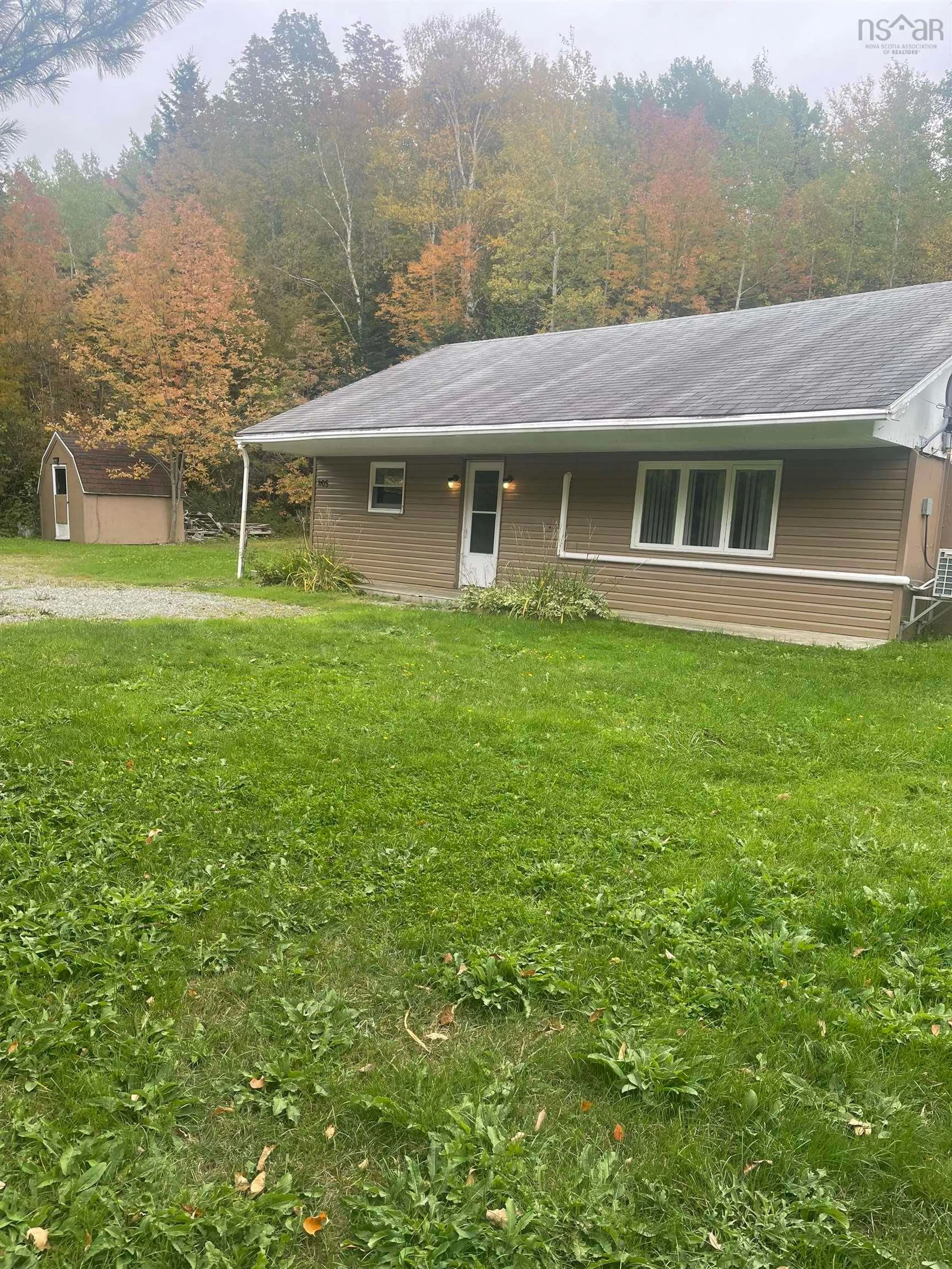 A pic from outside/outdoor area/front of a property/back of a property/a pic from drone, unknown for 605 Frenchvale Rd, Balls Creek Nova Scotia B2A 4N4