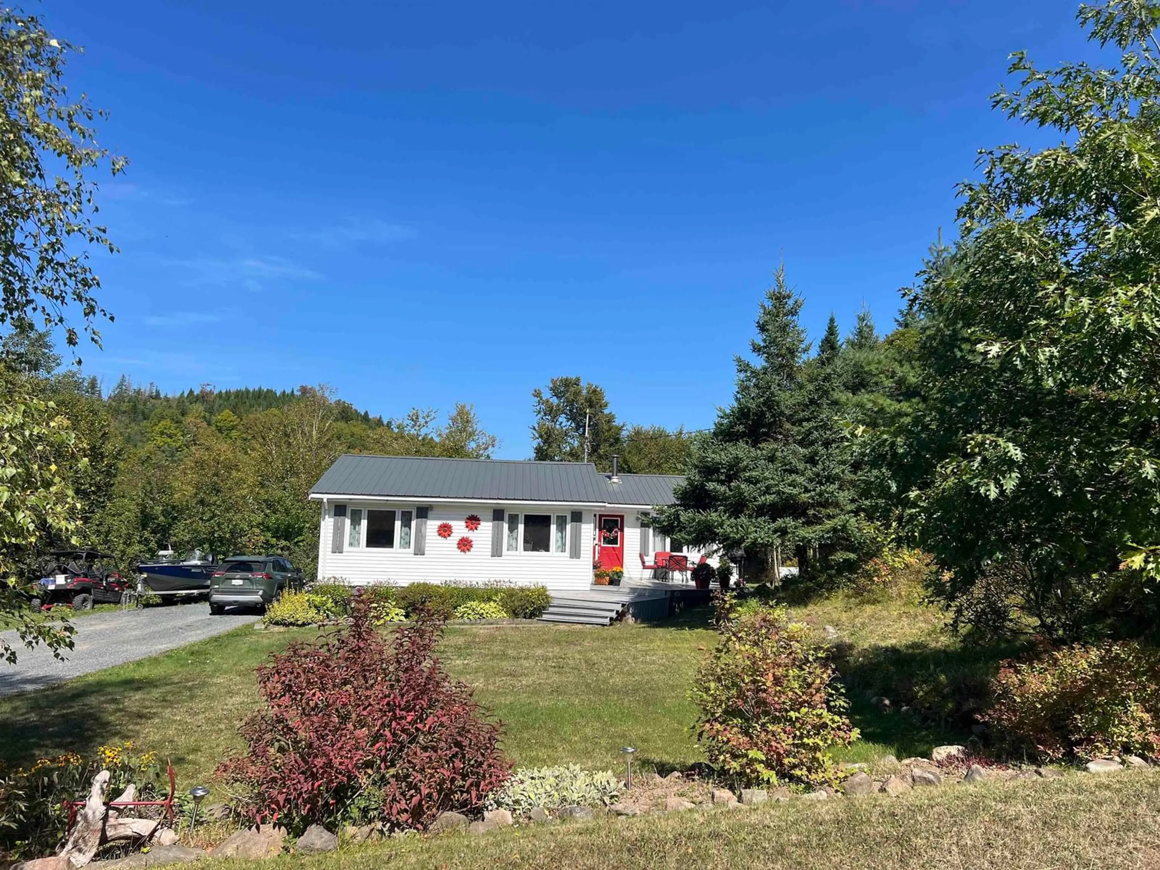 A pic from outside/outdoor area/front of a property/back of a property/a pic from drone, street for 31 Mckenzie Settlement Rd, Upper North River Nova Scotia B6L 6L7