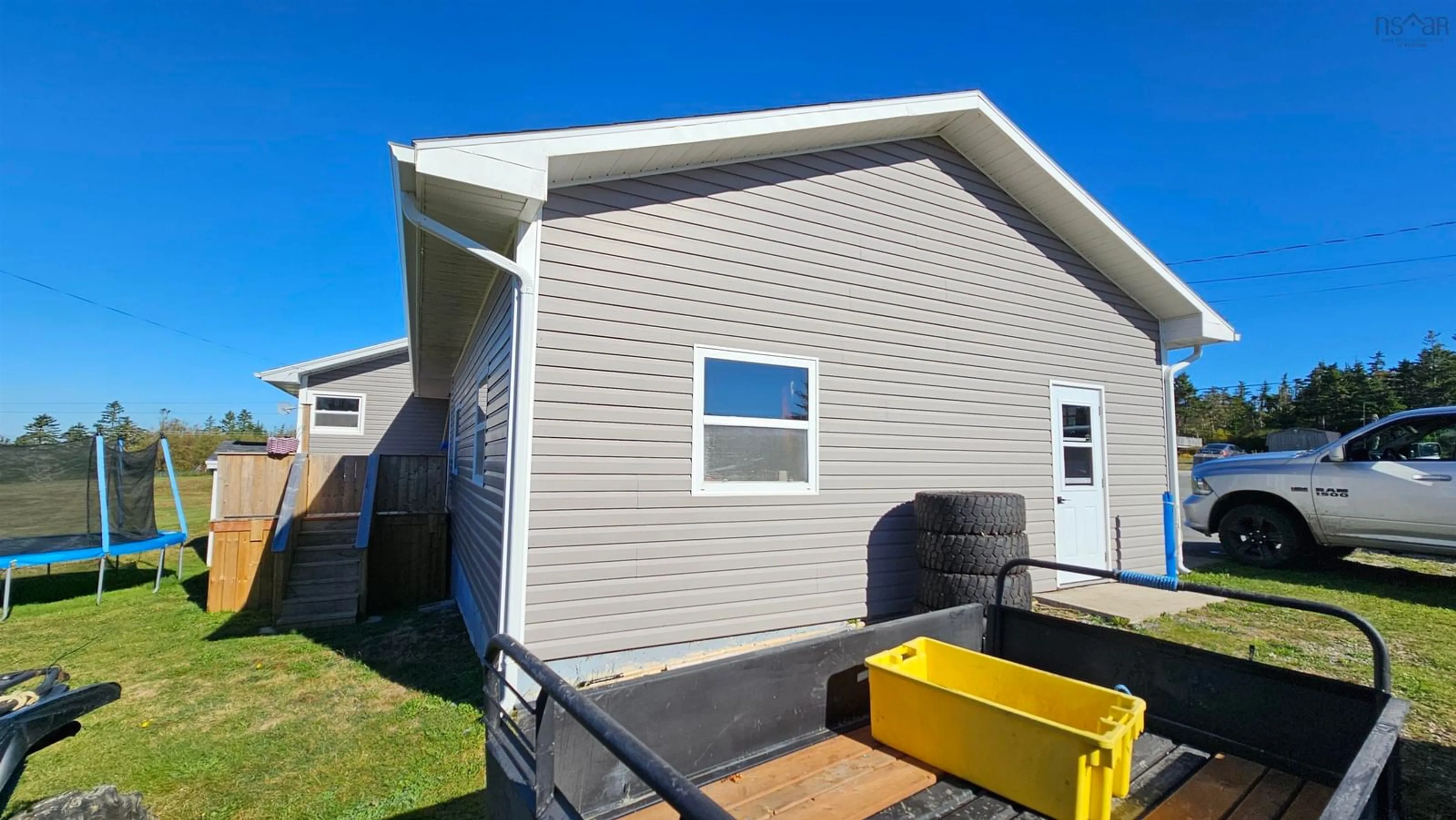 Home with vinyl exterior material, building for 647 Bear Point Rd, Bear Point Nova Scotia B0W 3B0