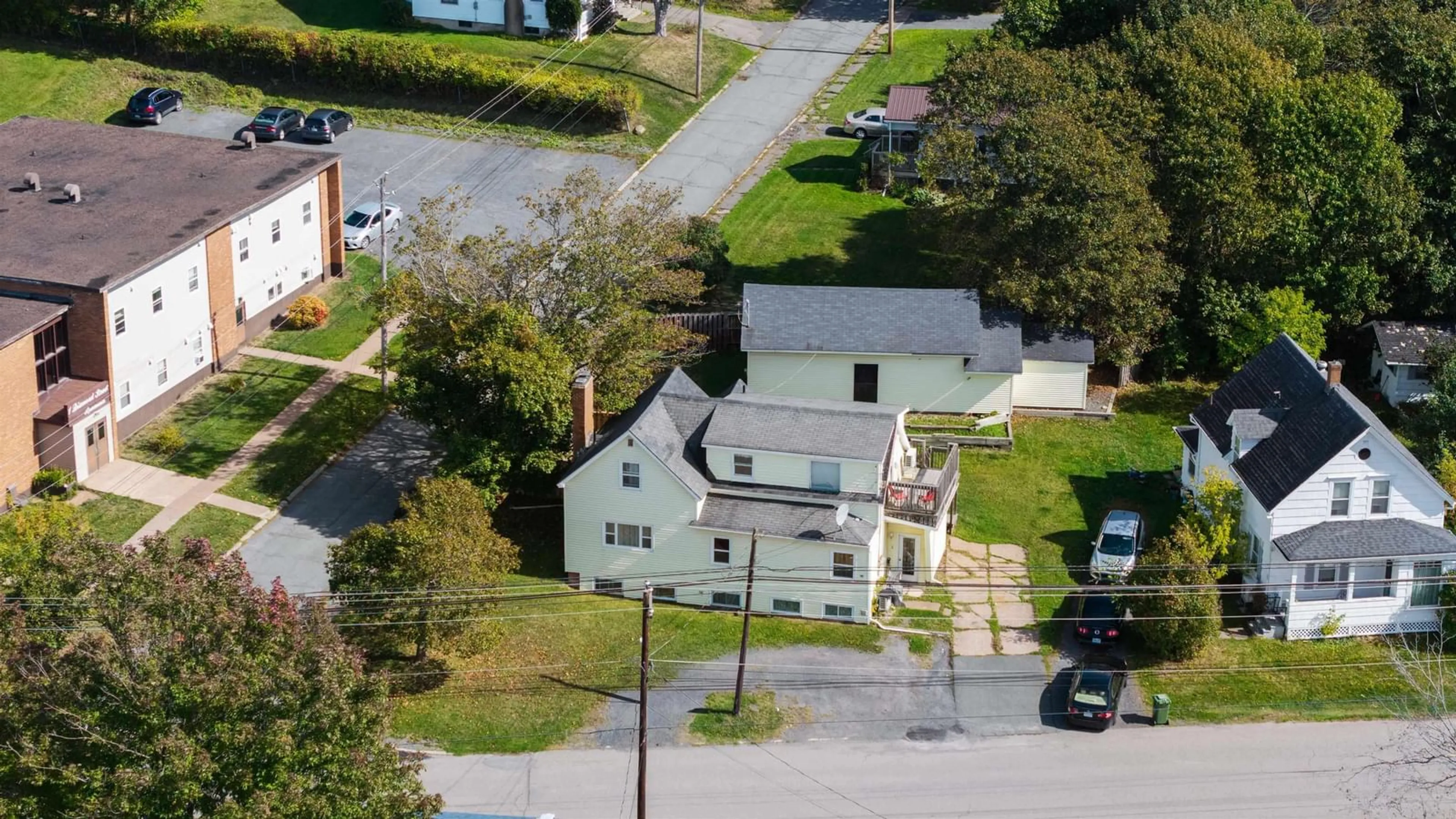 A pic from outside/outdoor area/front of a property/back of a property/a pic from drone, street for 90 High St, Trenton Nova Scotia B0K 1X1