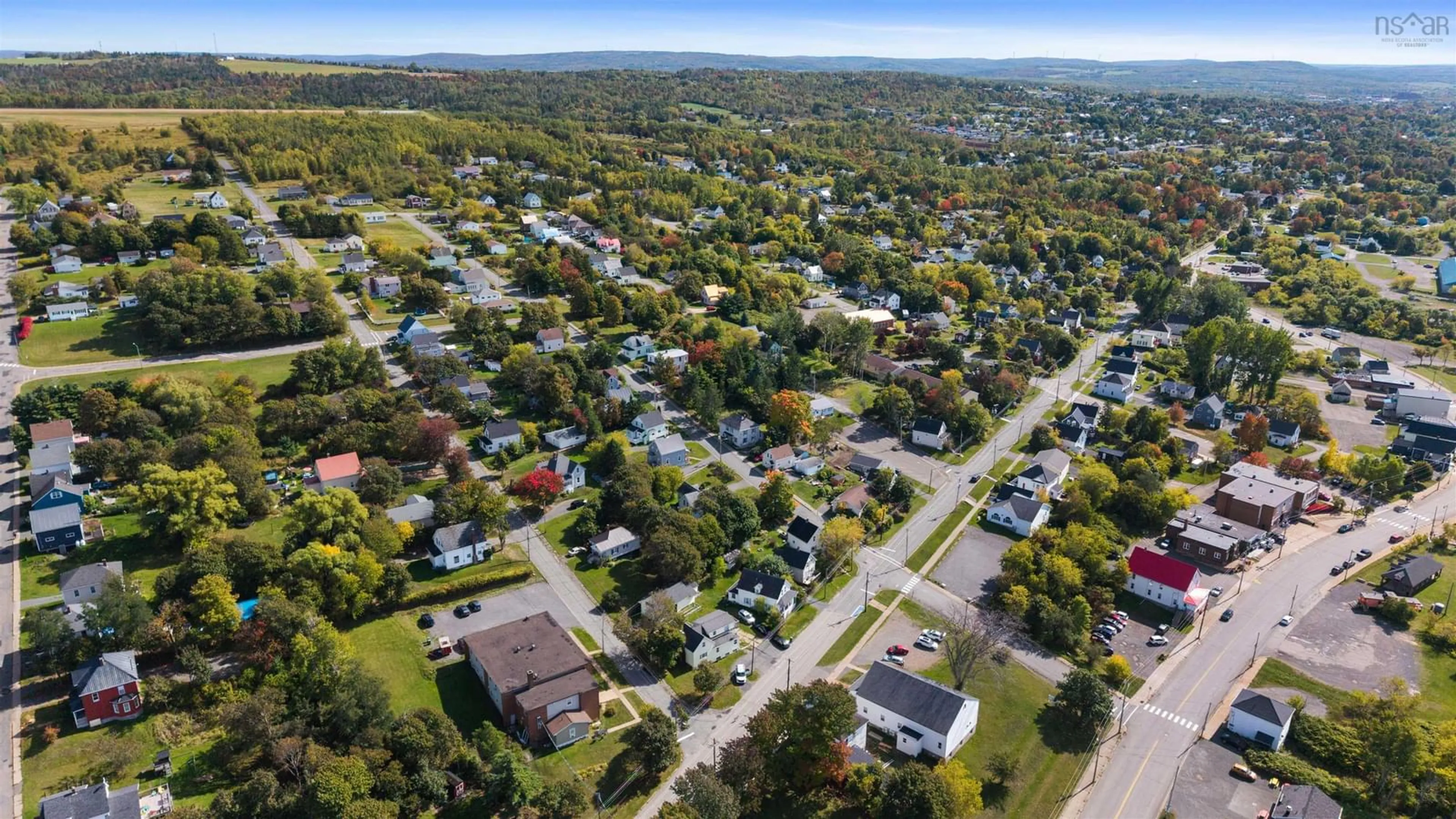 A pic from outside/outdoor area/front of a property/back of a property/a pic from drone, street for 90 High St, Trenton Nova Scotia B0K 1X1