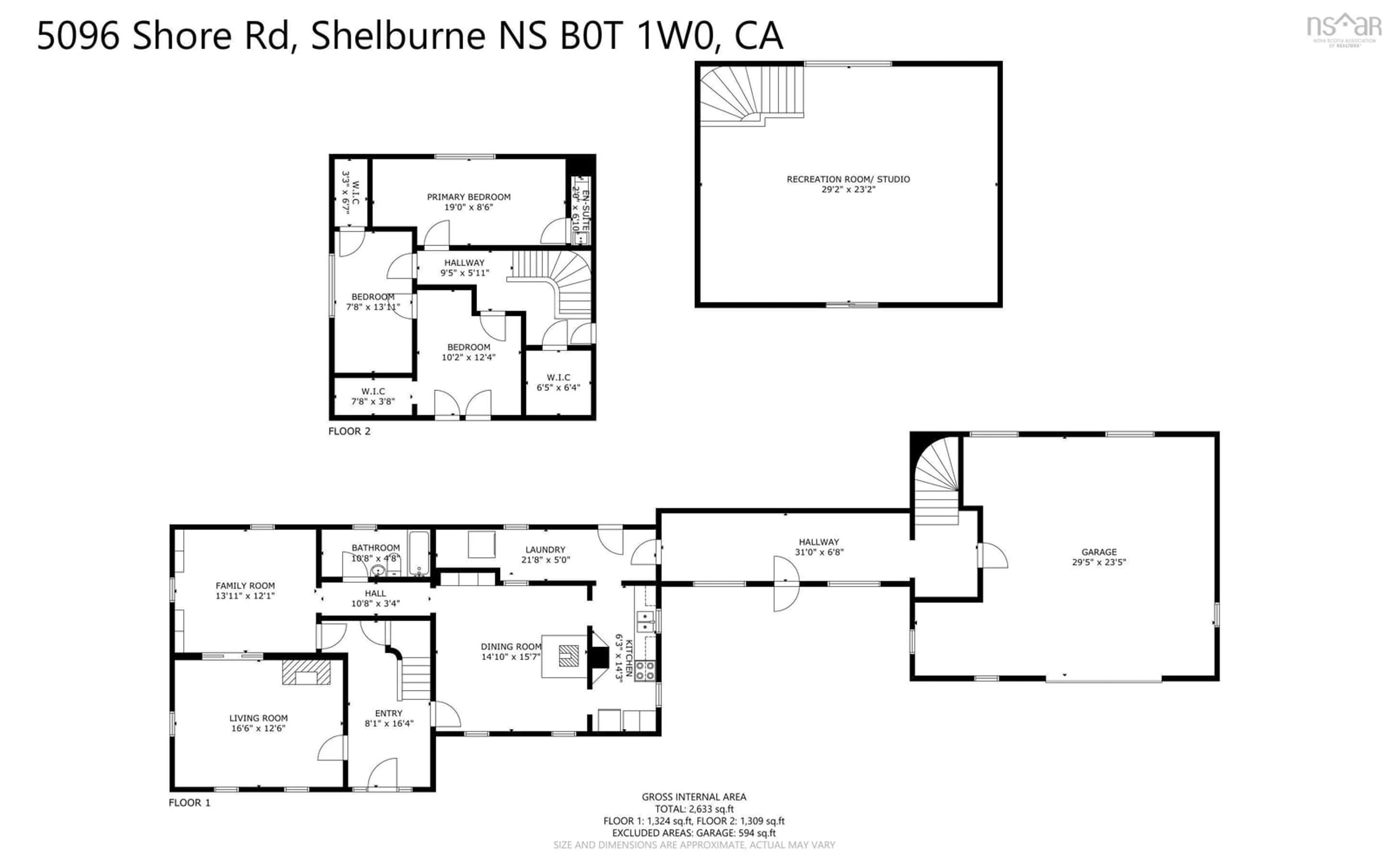 Floor plan for 5096 Shore Rd, North East Harbour Nova Scotia B0W 2E0