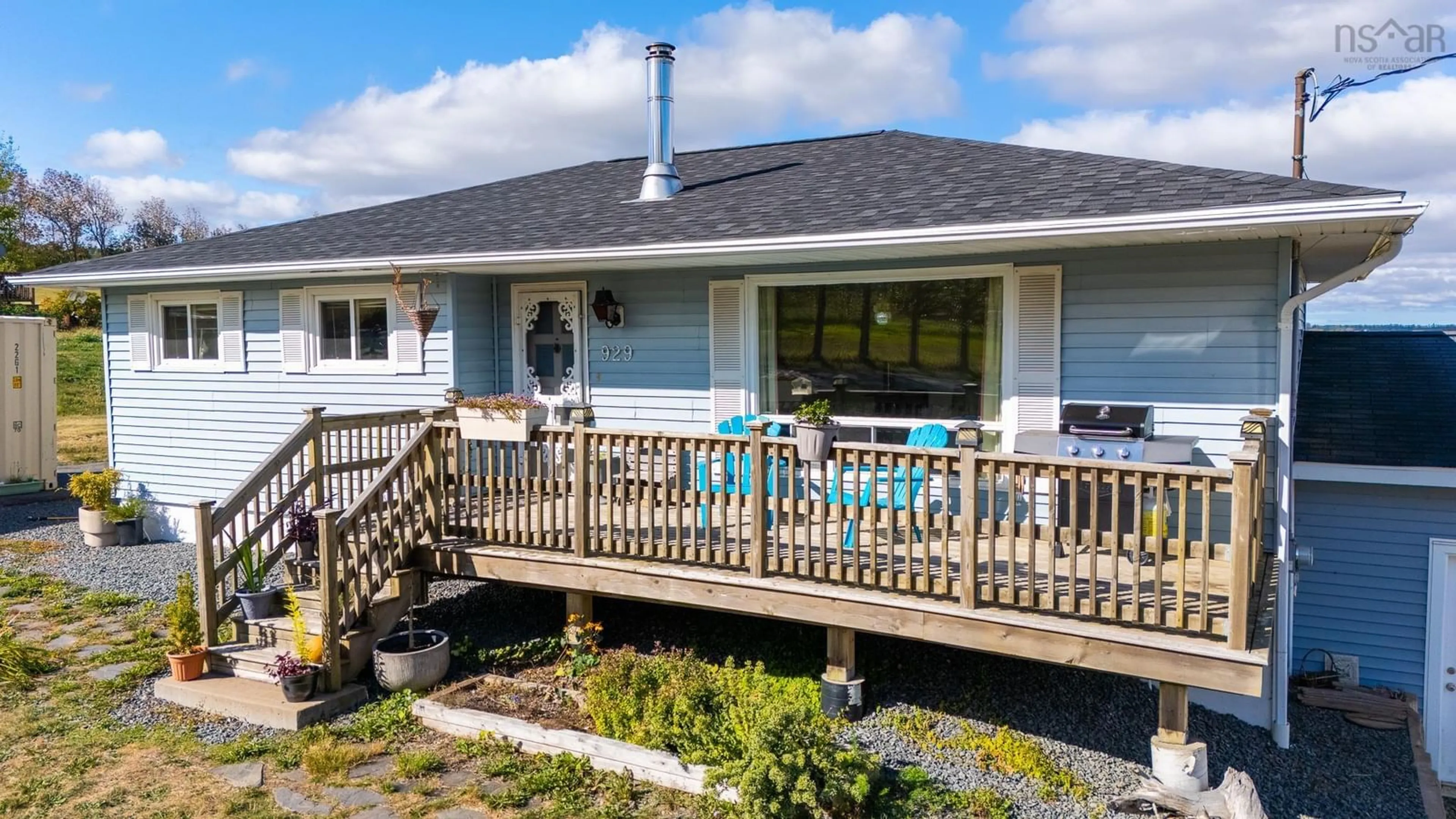 Home with vinyl exterior material, water/lake/river/ocean view for 929 Canaan Mountain Rd, Canaan Nova Scotia B4N 4K1