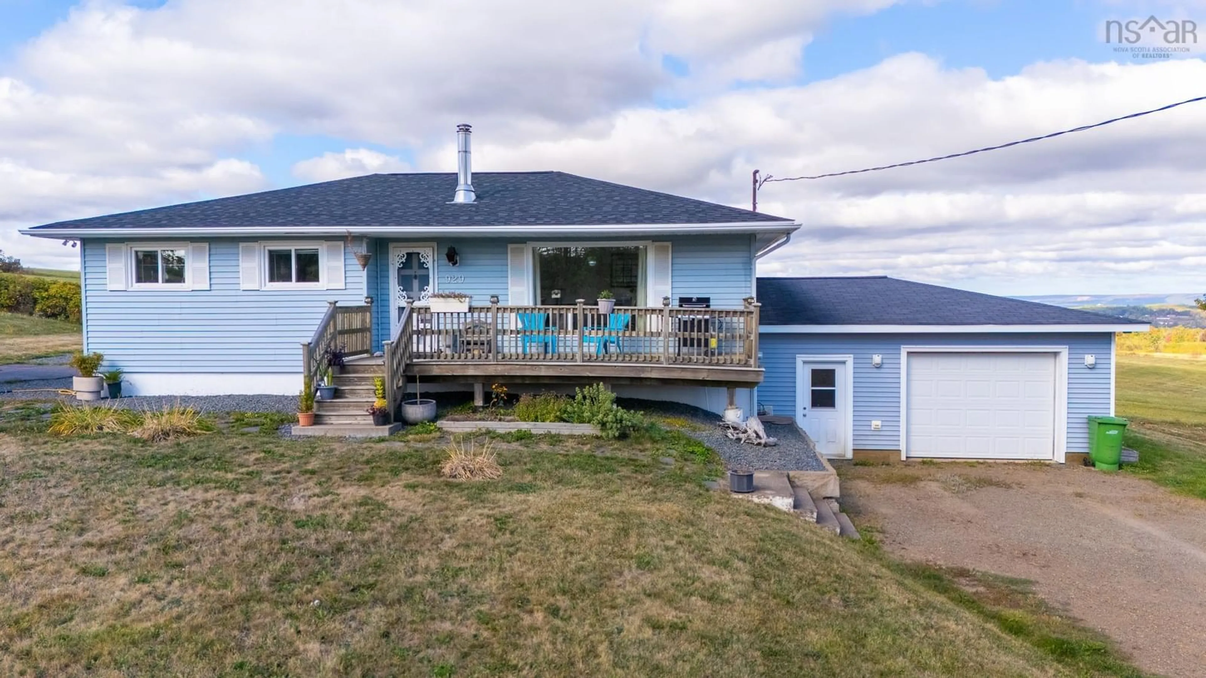 A pic from outside/outdoor area/front of a property/back of a property/a pic from drone, unknown for 929 Canaan Mountain Rd, Canaan Nova Scotia B4N 4K1