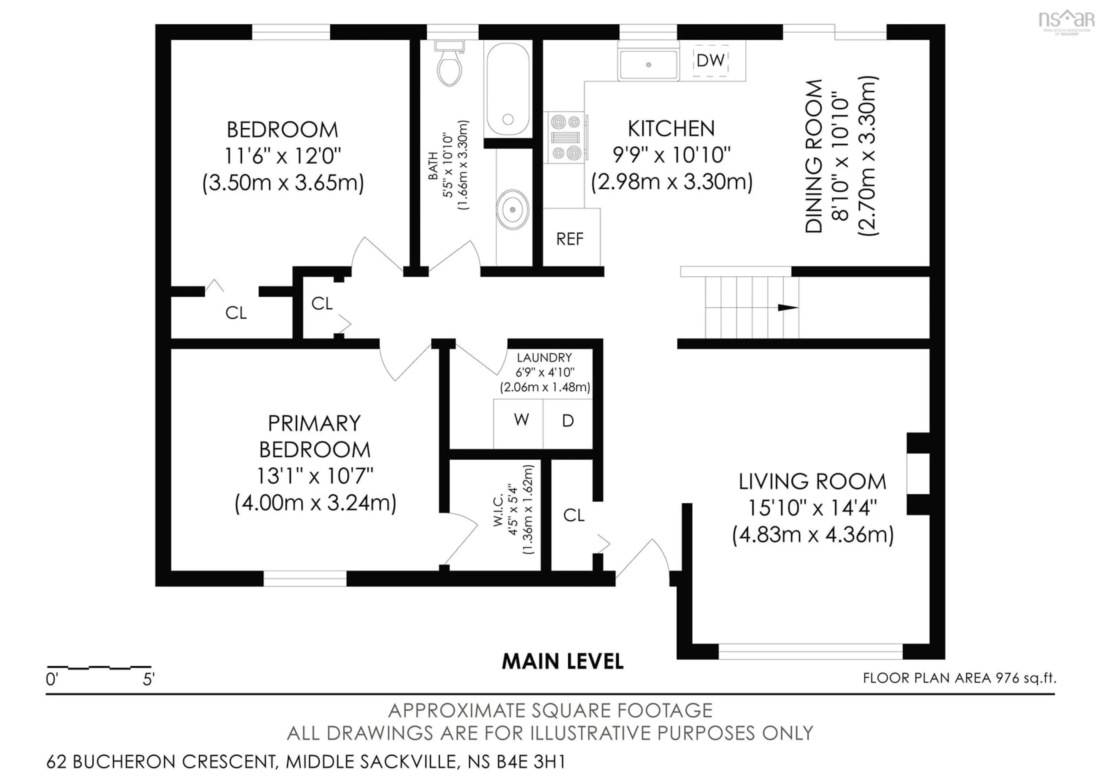 Floor plan for 62 Bucheron Cres, Middle Sackville Nova Scotia B4E 3H1