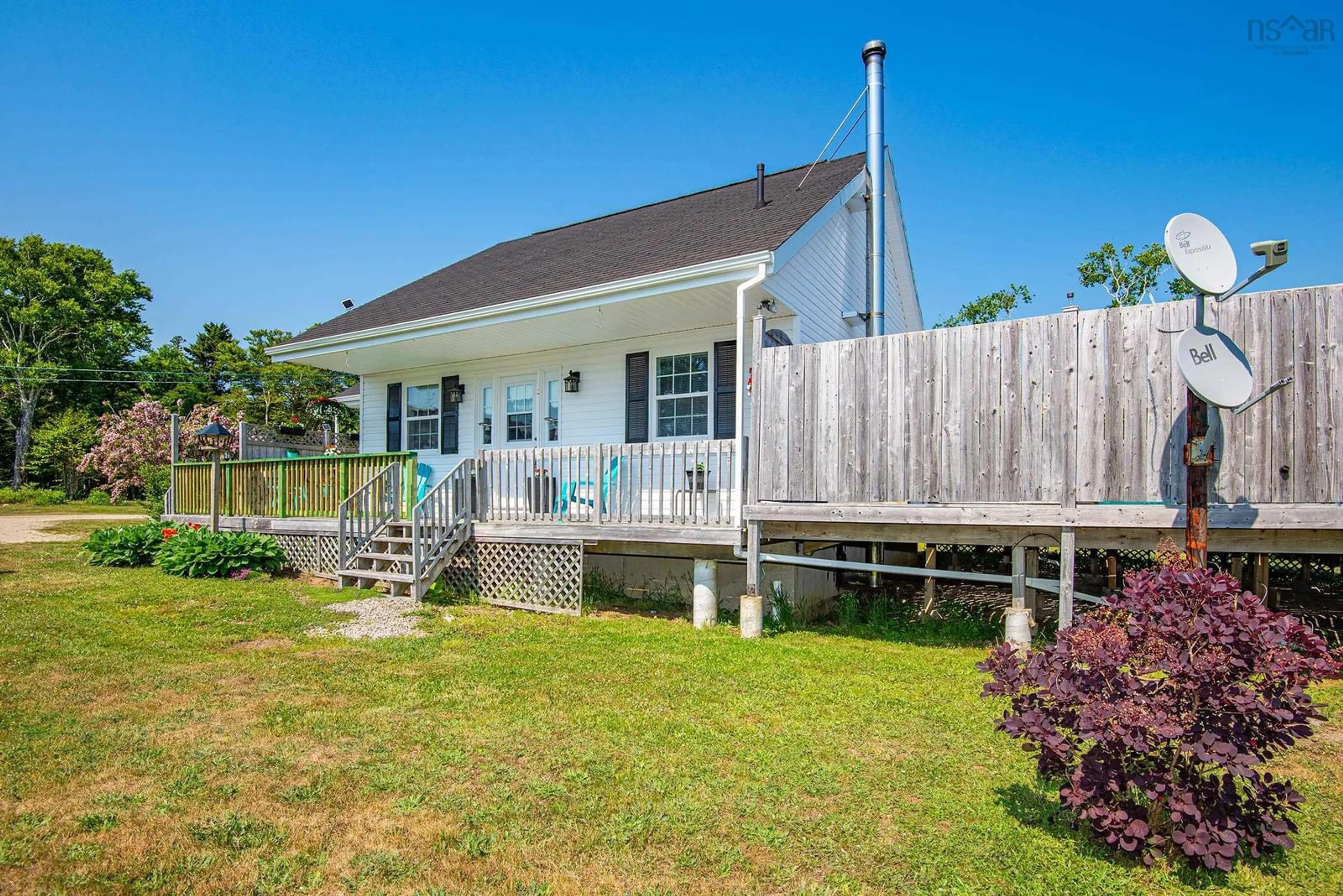 Home with vinyl exterior material, water/lake/river/ocean view for 6451 Highway 3, Eel Brook Nova Scotia B0W 2X0