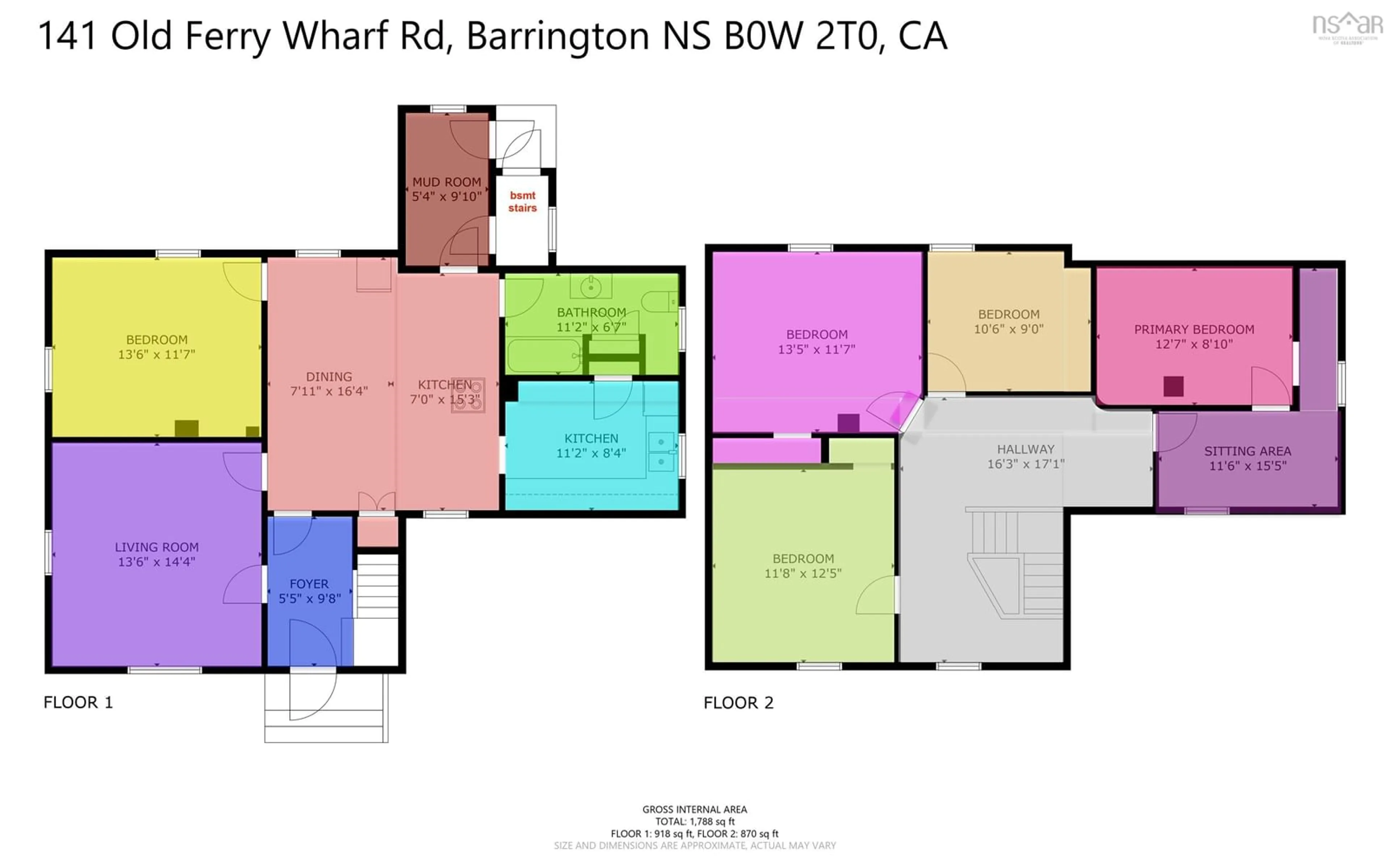 Floor plan for 141 Old Ferry Rd Port Latour, Port La Tour Nova Scotia B0W 2T0
