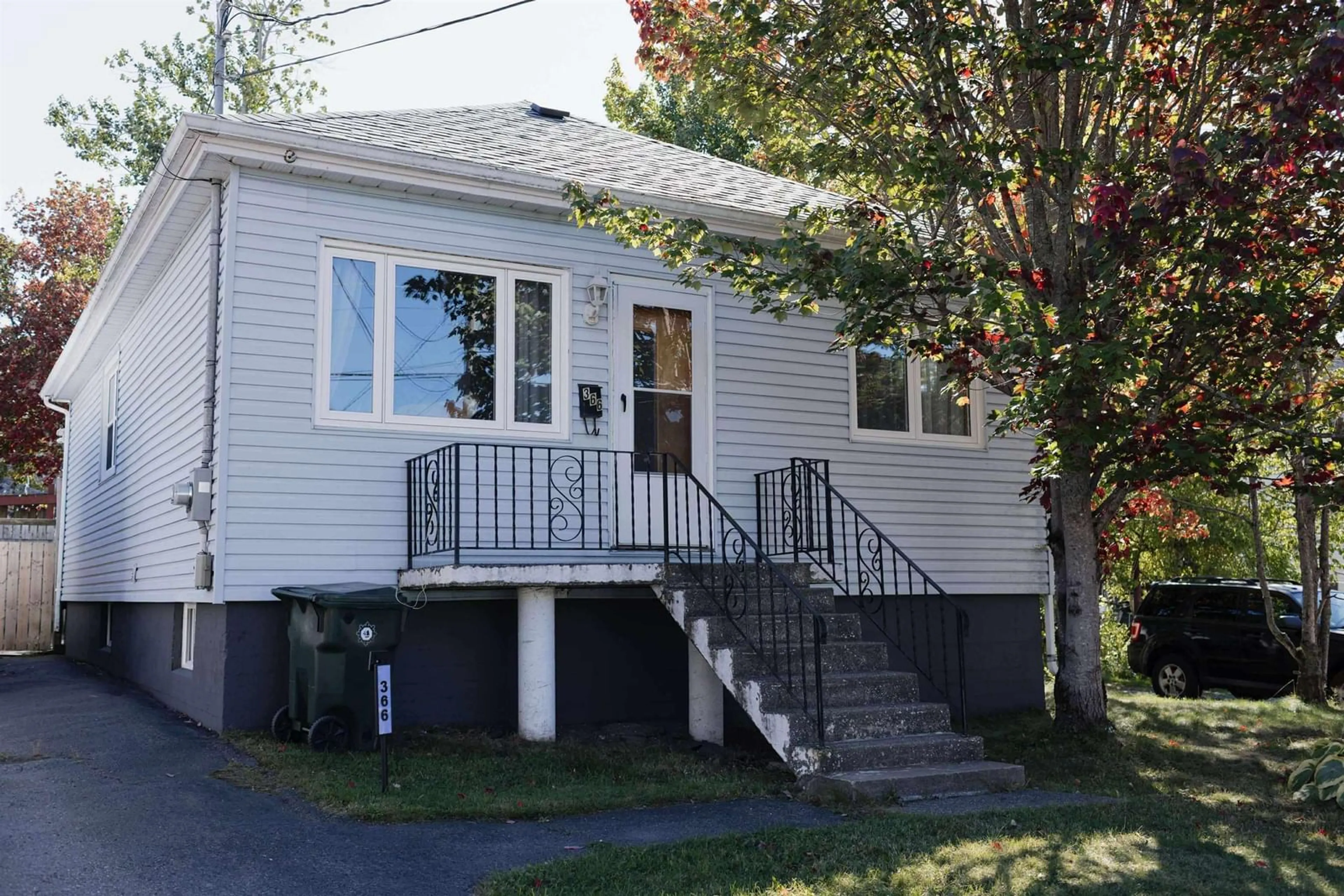 Home with vinyl exterior material, street for 366 Chestnut St, Sydney Nova Scotia B1P 4Y6