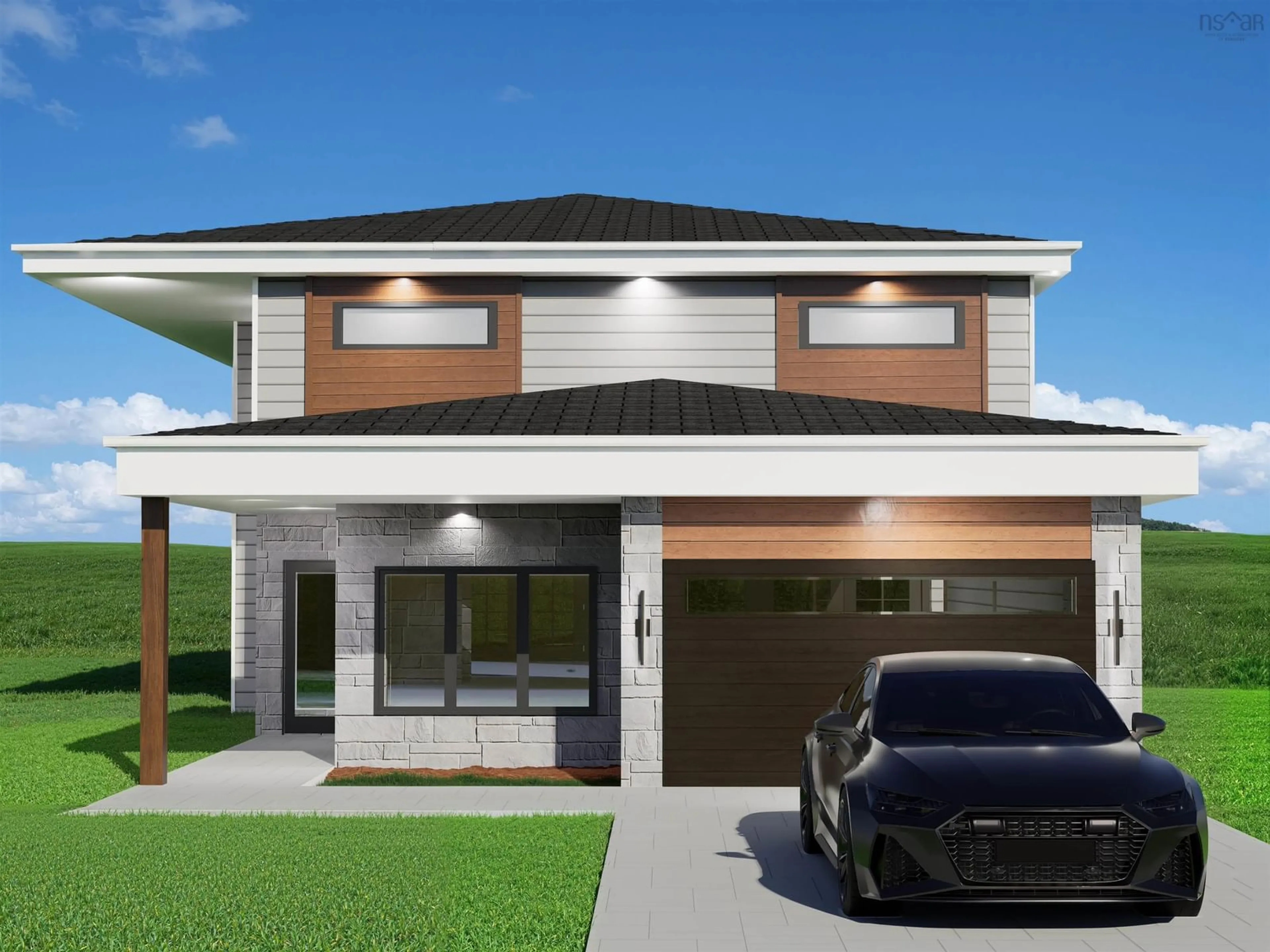 Home with brick exterior material, street for 271 Provence Way #Lot 8-38, Brunello Estates Nova Scotia B3T 0N8