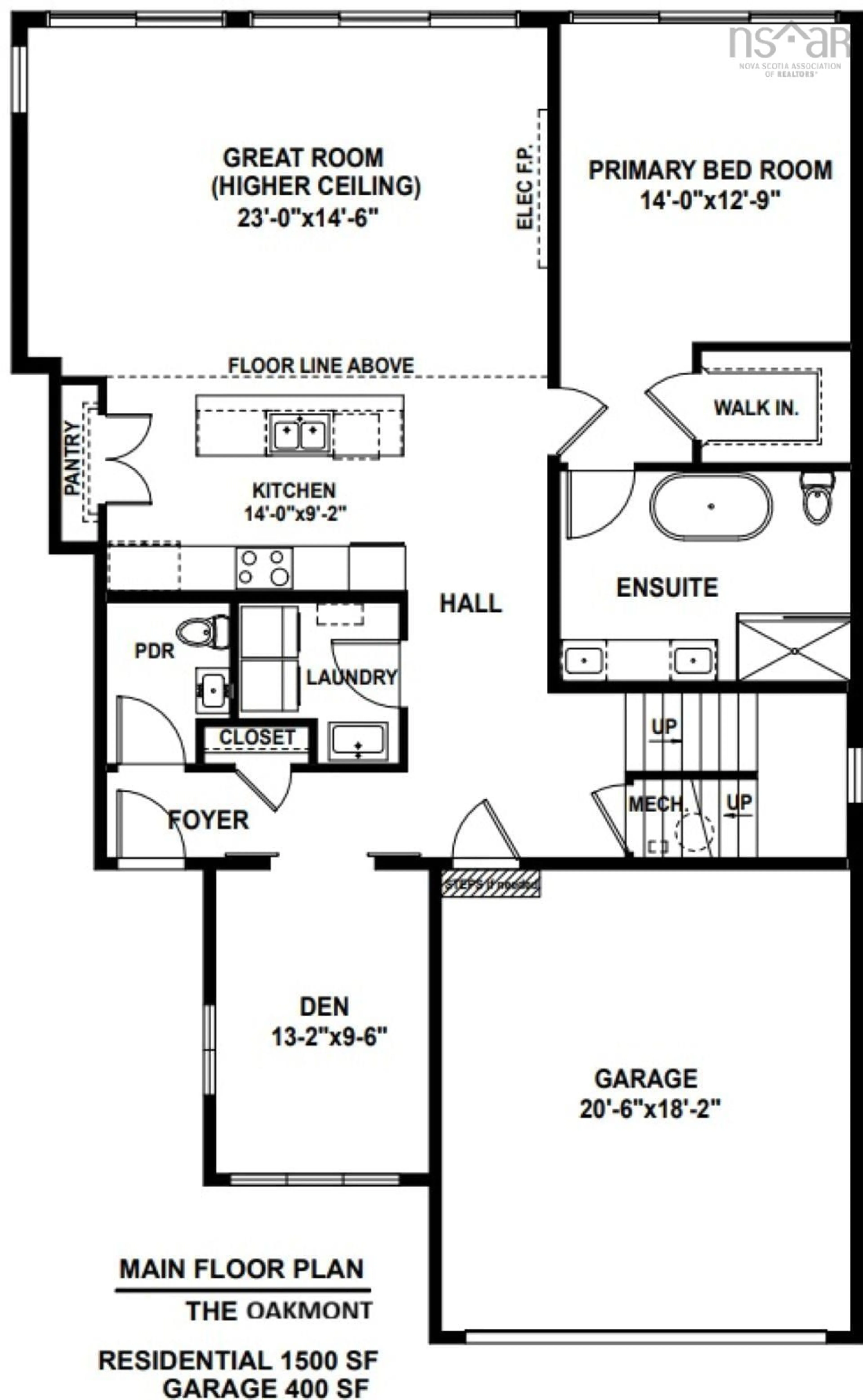 Floor plan for 271 Provence Way #Lot 8-38, Brunello Estates Nova Scotia B3T 0N8