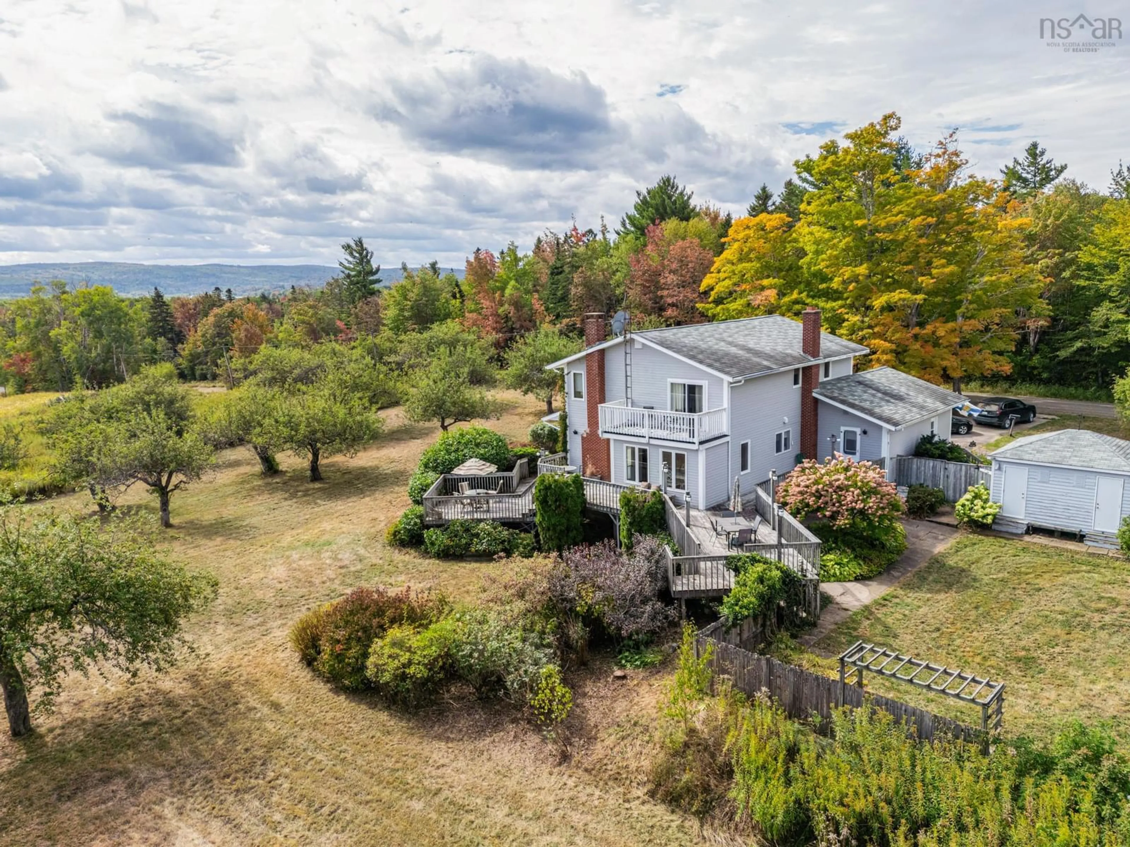 A pic from outside/outdoor area/front of a property/back of a property/a pic from drone, unknown for 260 Phinney Mountain Rd, Upper Granville Nova Scotia B0S 1A0