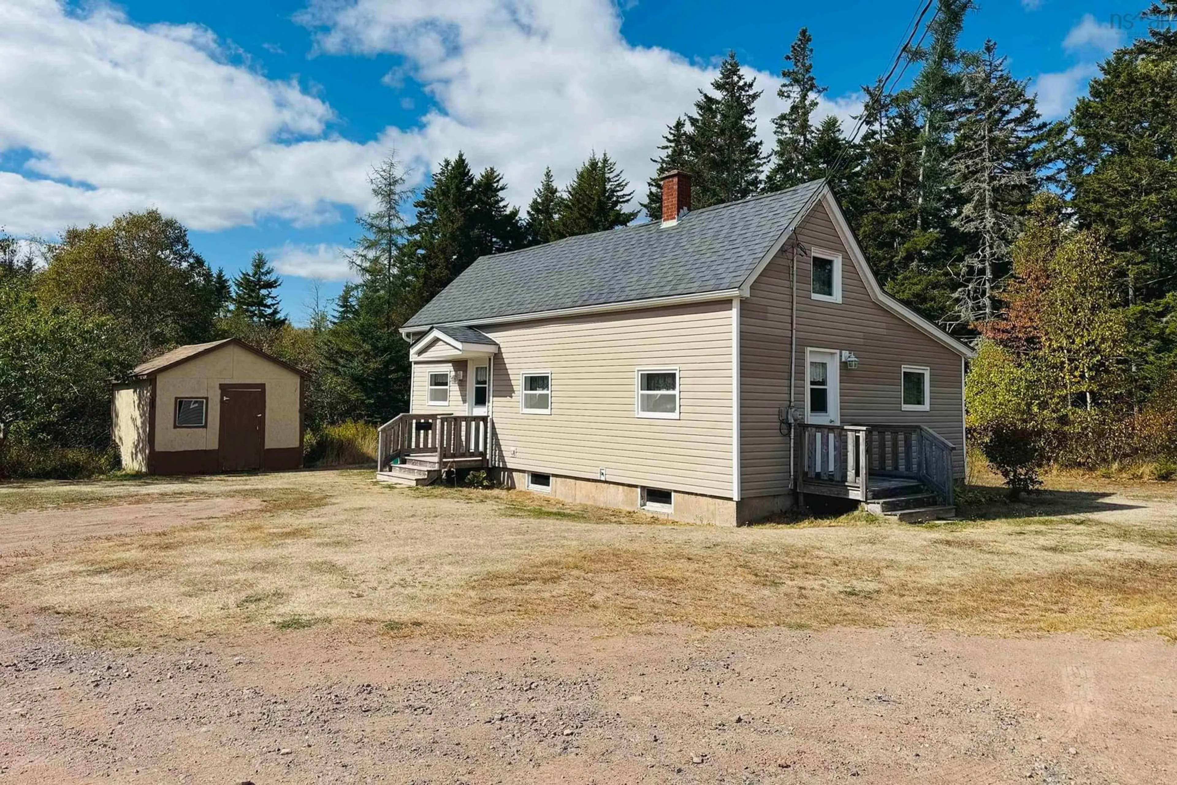 A pic from outside/outdoor area/front of a property/back of a property/a pic from drone, building for 234 Lambs Hill Rd, Parrsboro Nova Scotia B0M 1S0