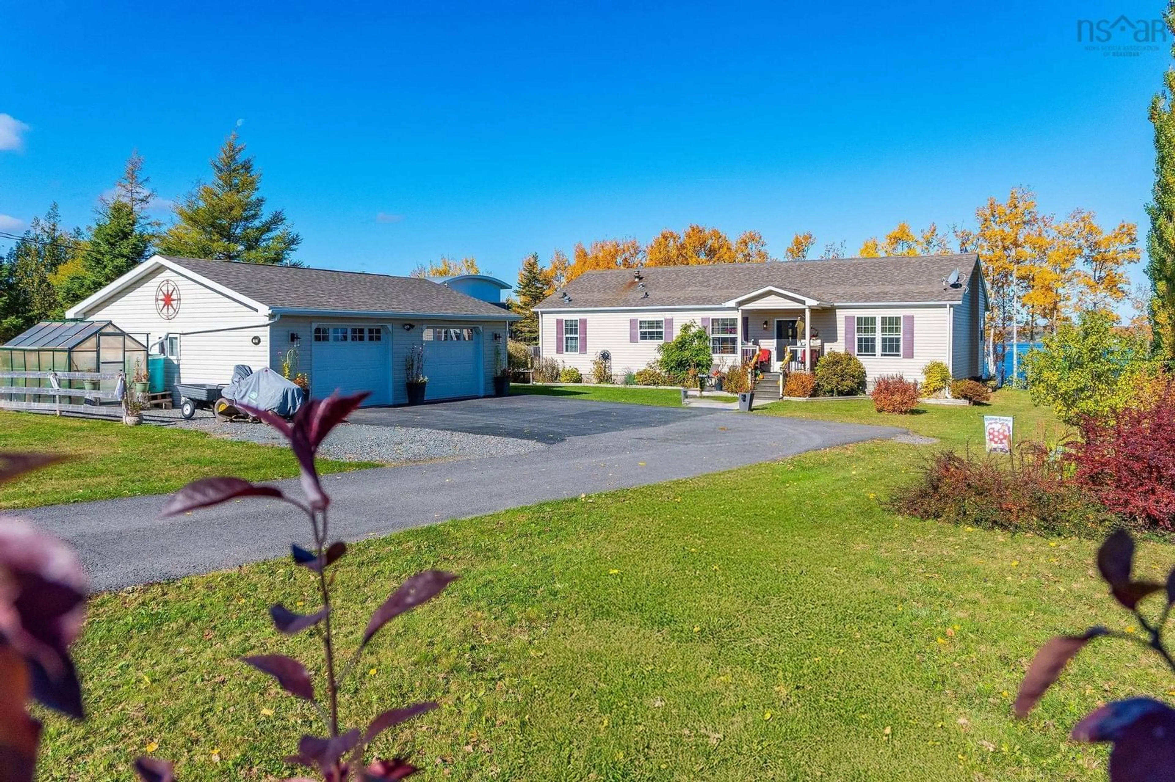 A pic from outside/outdoor area/front of a property/back of a property/a pic from drone, street for 151 Appalosa Trail, Bayhead Nova Scotia B0K 1V0