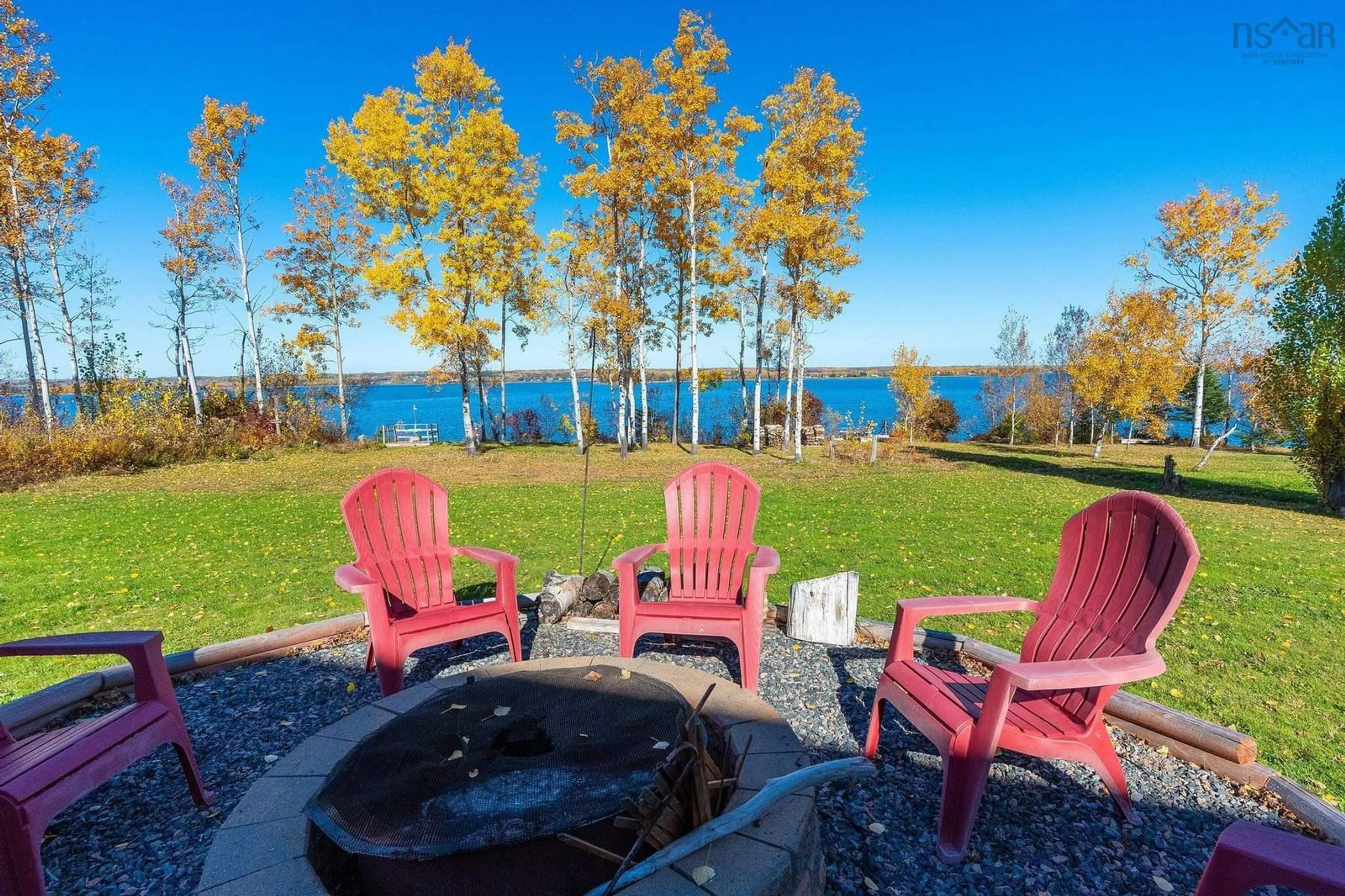 Patio, water/lake/river/ocean view for 151 Appalosa Trail, Bayhead Nova Scotia B0K 1V0