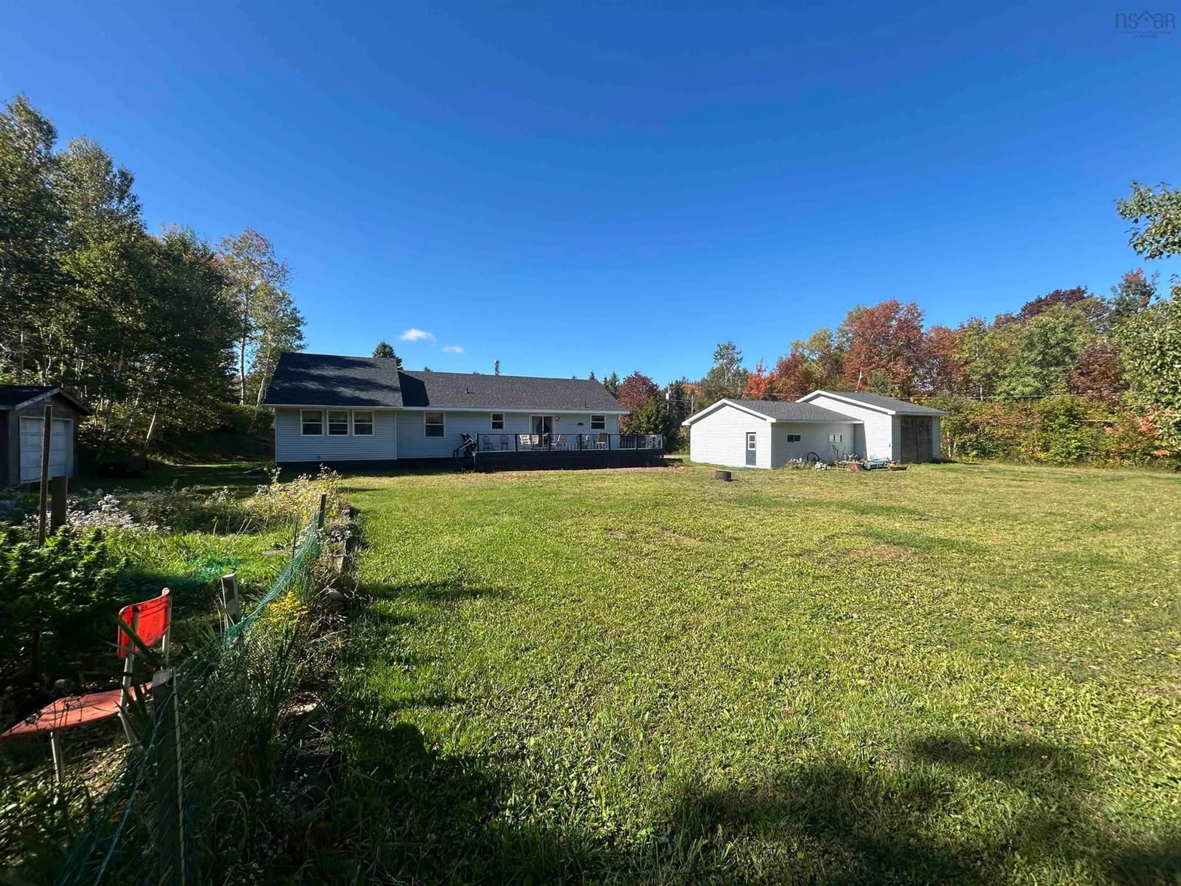 A pic from outside/outdoor area/front of a property/back of a property/a pic from drone, unknown for 3542 Highway 245, Maryvale Nova Scotia B2G 2L1