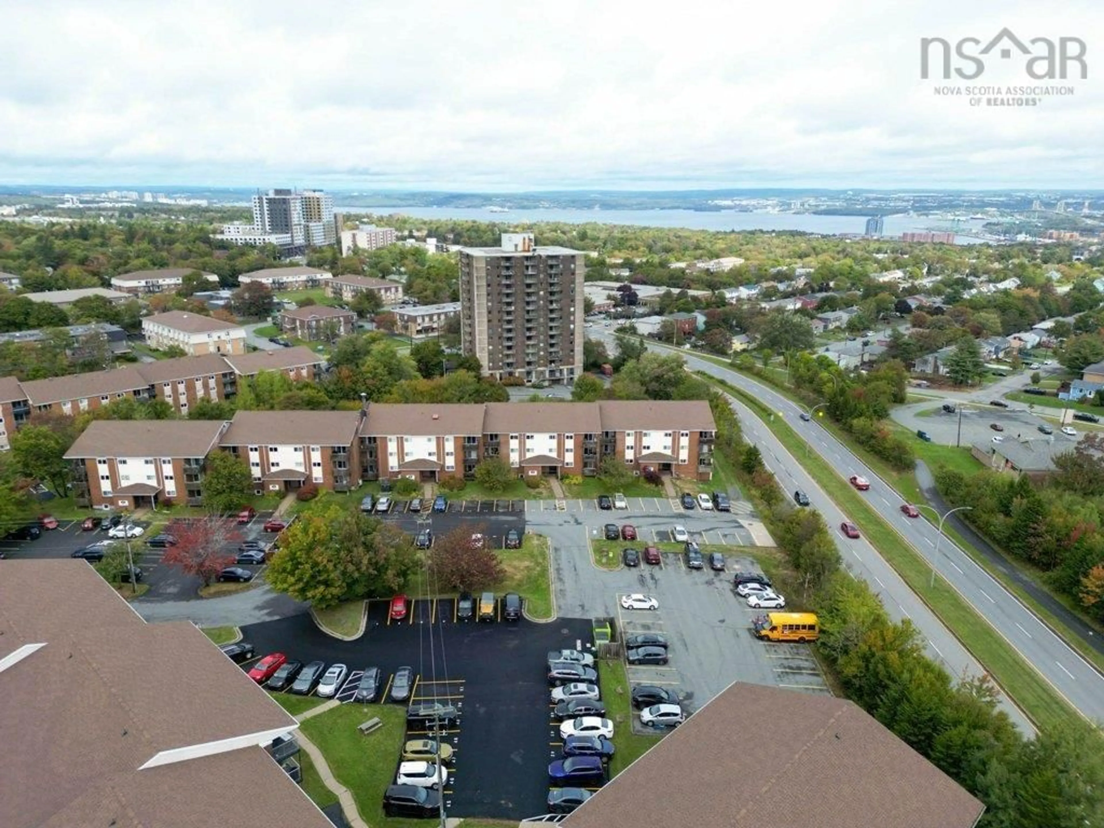 A pic from outside/outdoor area/front of a property/back of a property/a pic from drone, unknown for 38 Veronica Dr #402, Halifax Nova Scotia B3N 3A3