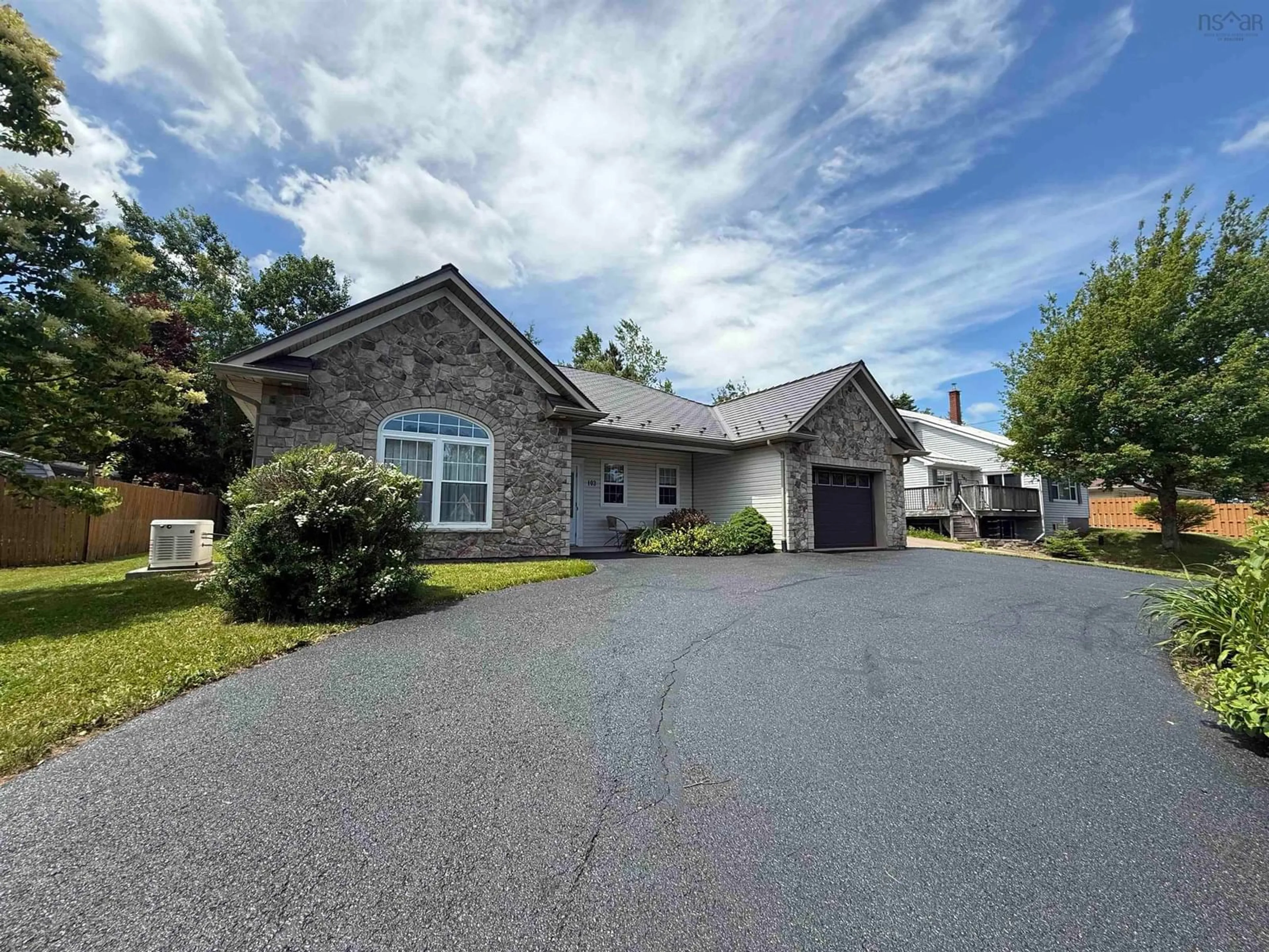 A pic from outside/outdoor area/front of a property/back of a property/a pic from drone, unknown for 103 Oakwood Dr, Truro Heights Nova Scotia B6L 1N3