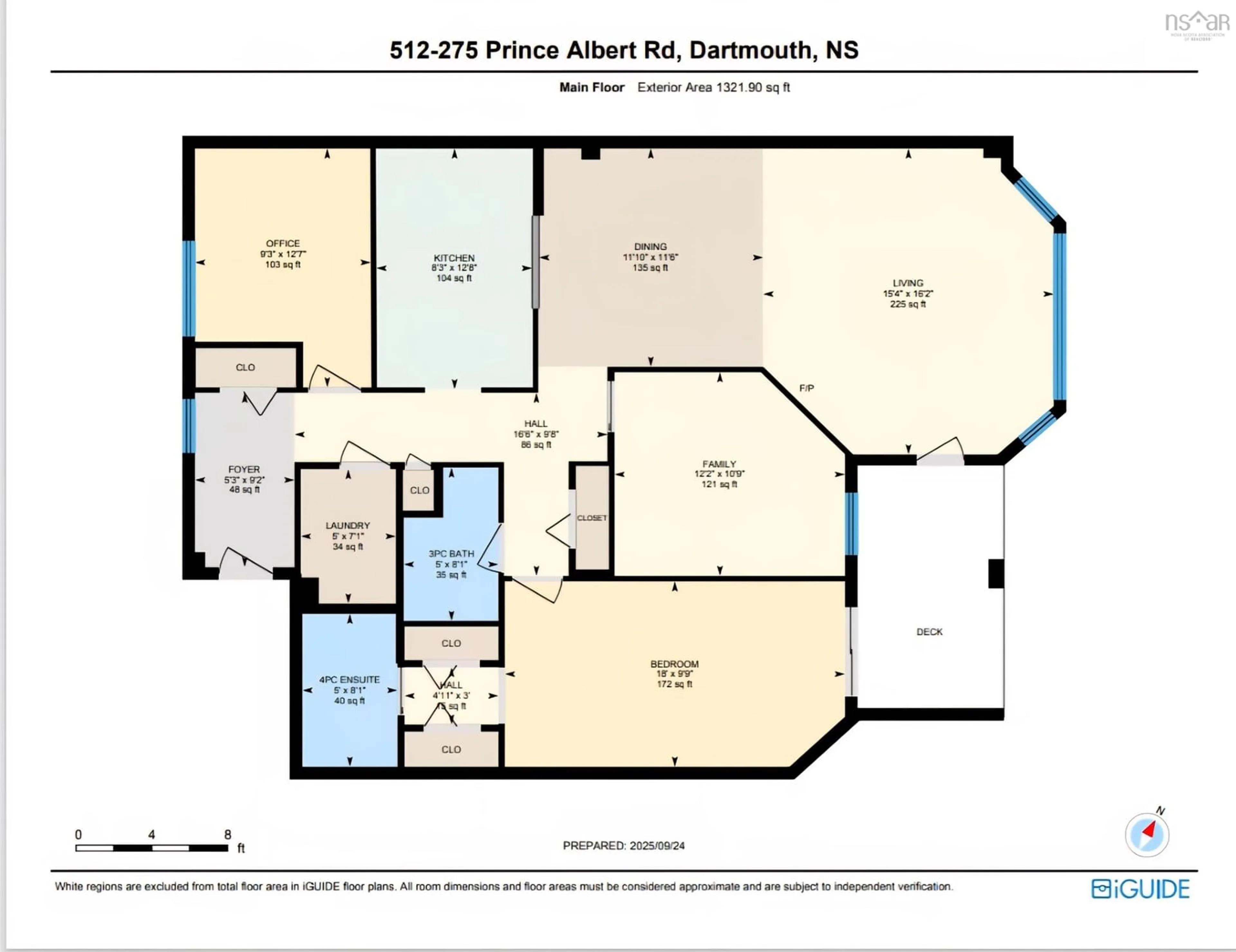 Floor plan for 275 Prince Albert Rd #512, Dartmouth Nova Scotia B2Y 1M9