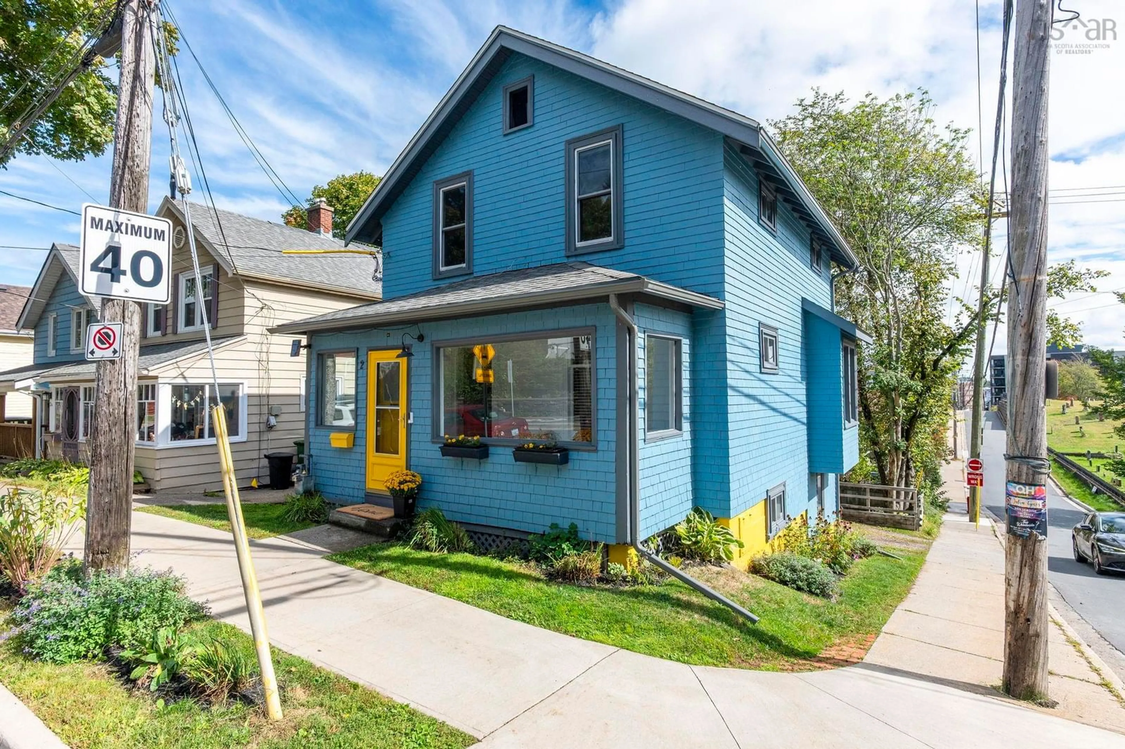 Home with vinyl exterior material, street for 2 Dahlia St, Dartmouth Nova Scotia B3A 2R7