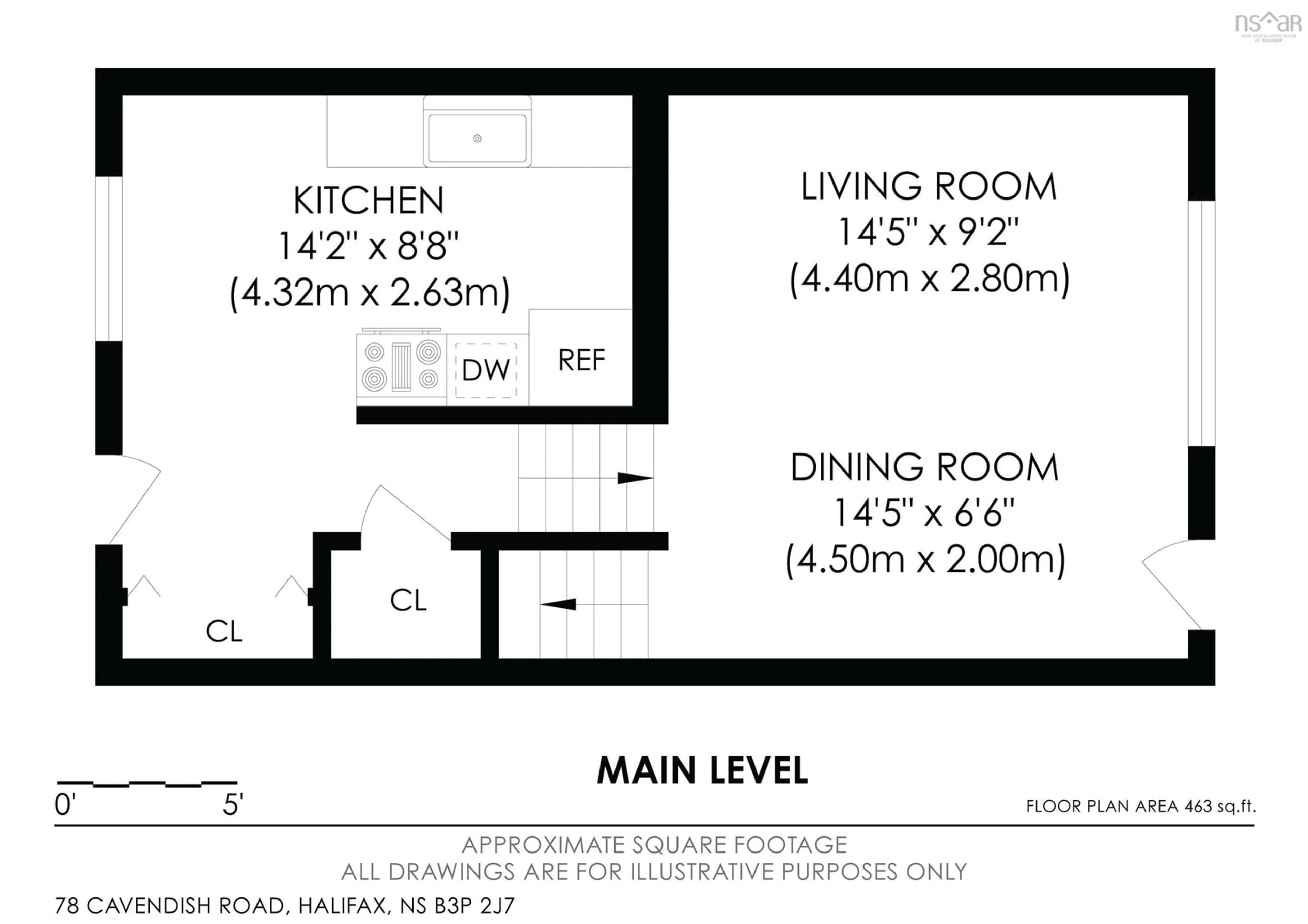 Floor plan for 78 Cavendish Road, Halifax Nova Scotia B3P 2J7